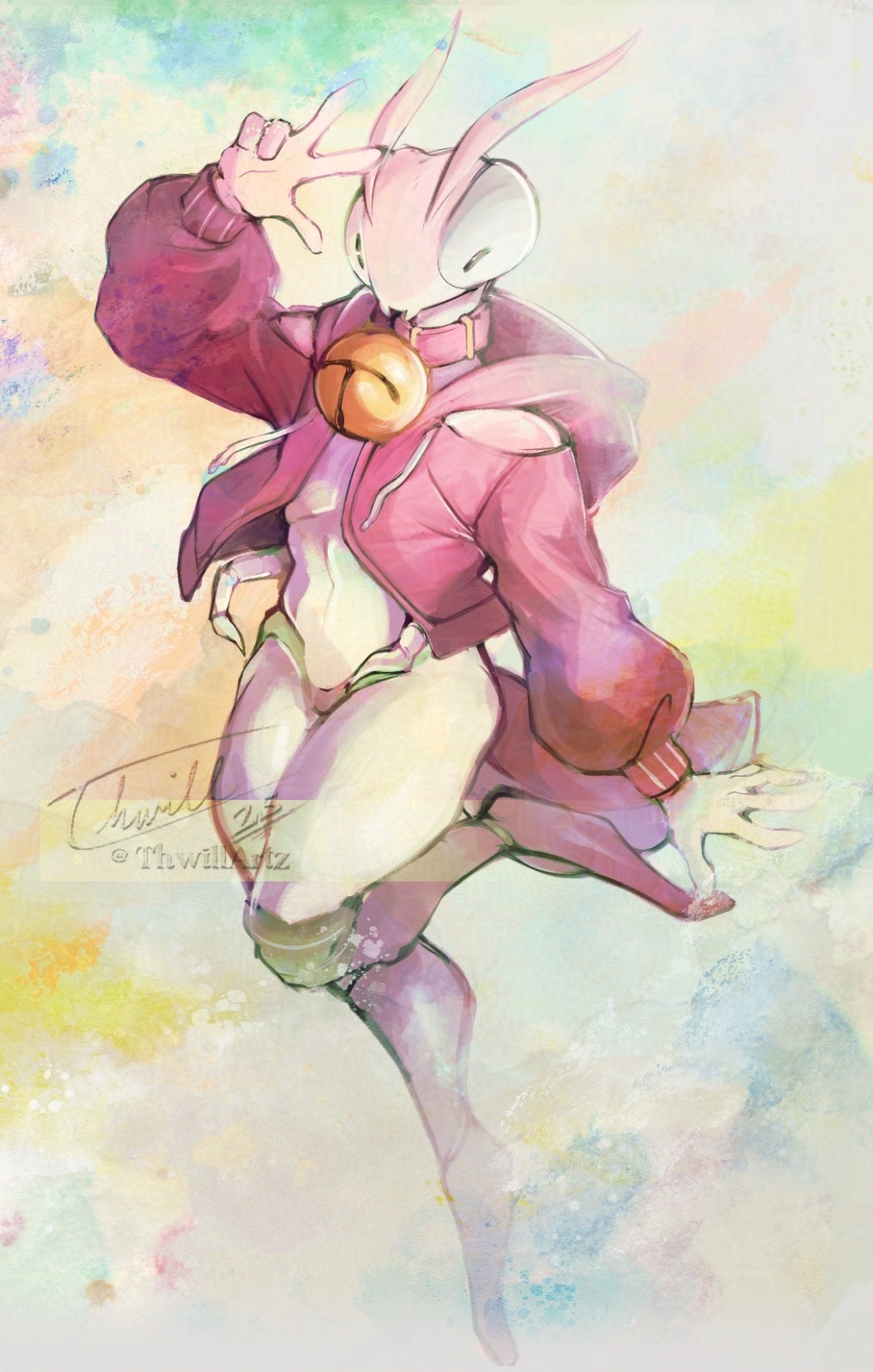 Pink Mantis - By @thwill on Itaku