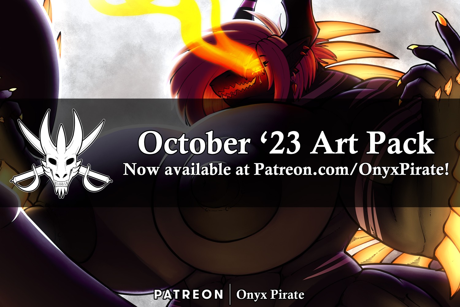 October Art Pack Now Available on Patreon! - By @onyxpirate on Itaku
