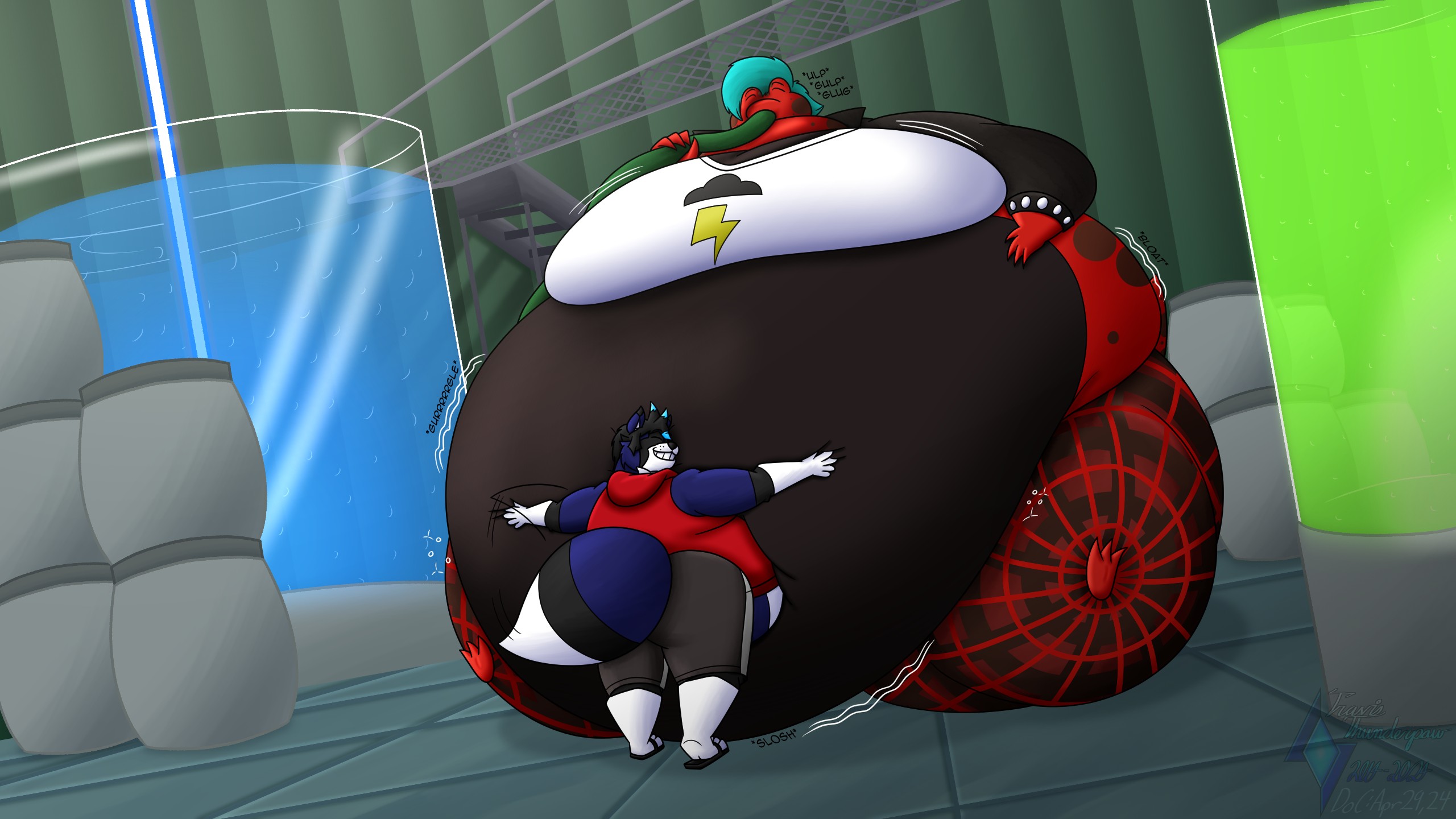 [C] Fizzy-Filled Frog - By @travisluxauria on Itaku