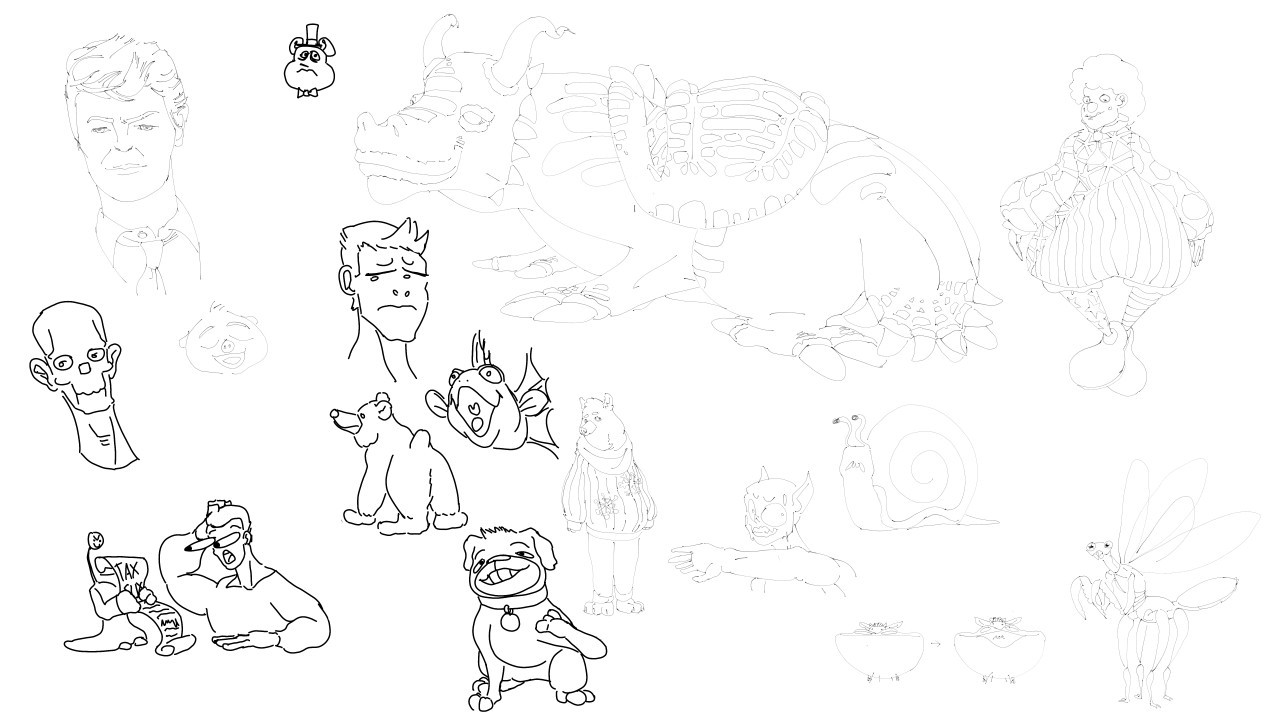 Stream Sketches #12 - By @thekippersystem on Itaku