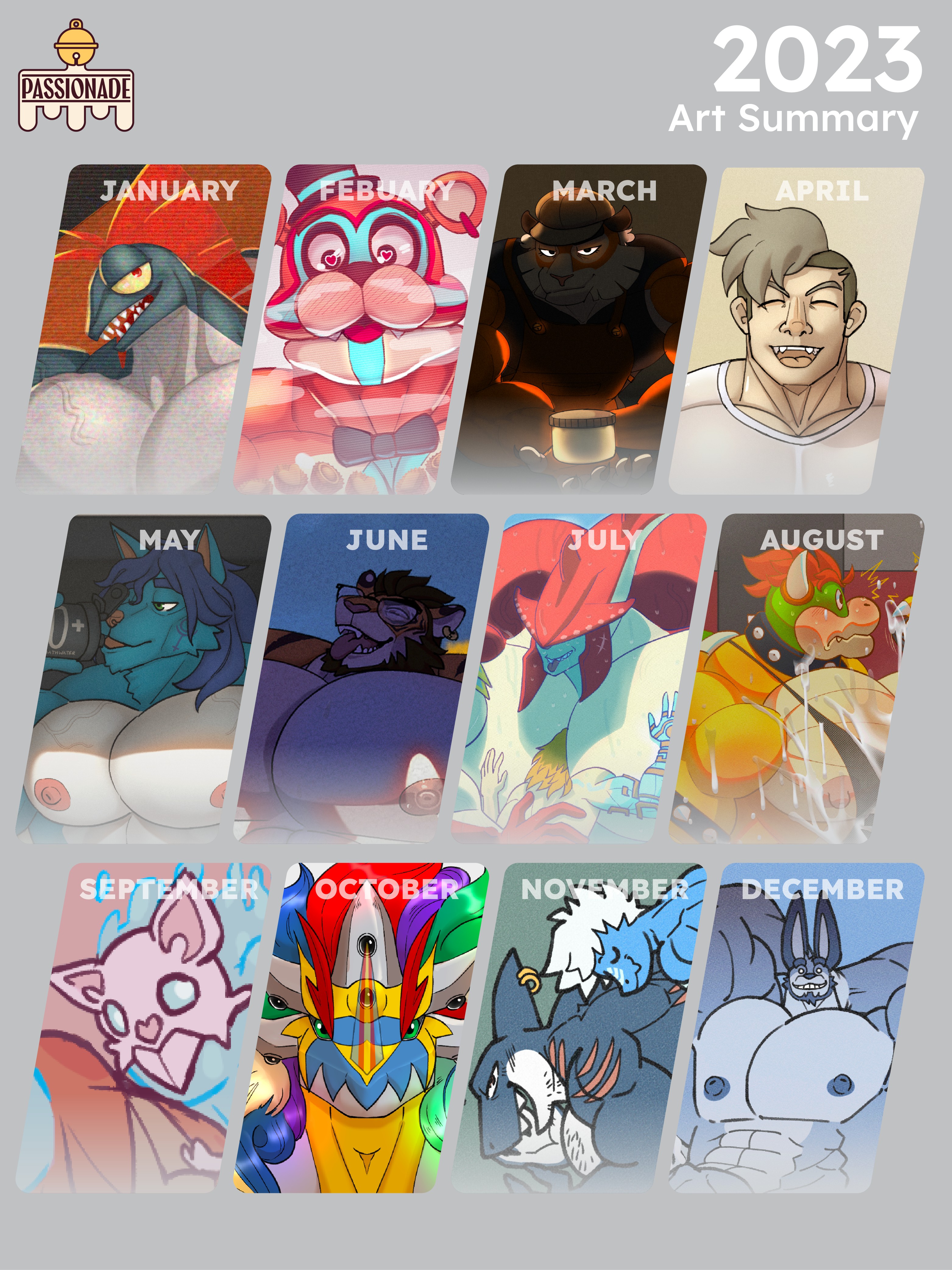 Art Summary | 2023 - By @nickolas-passionade on Itaku