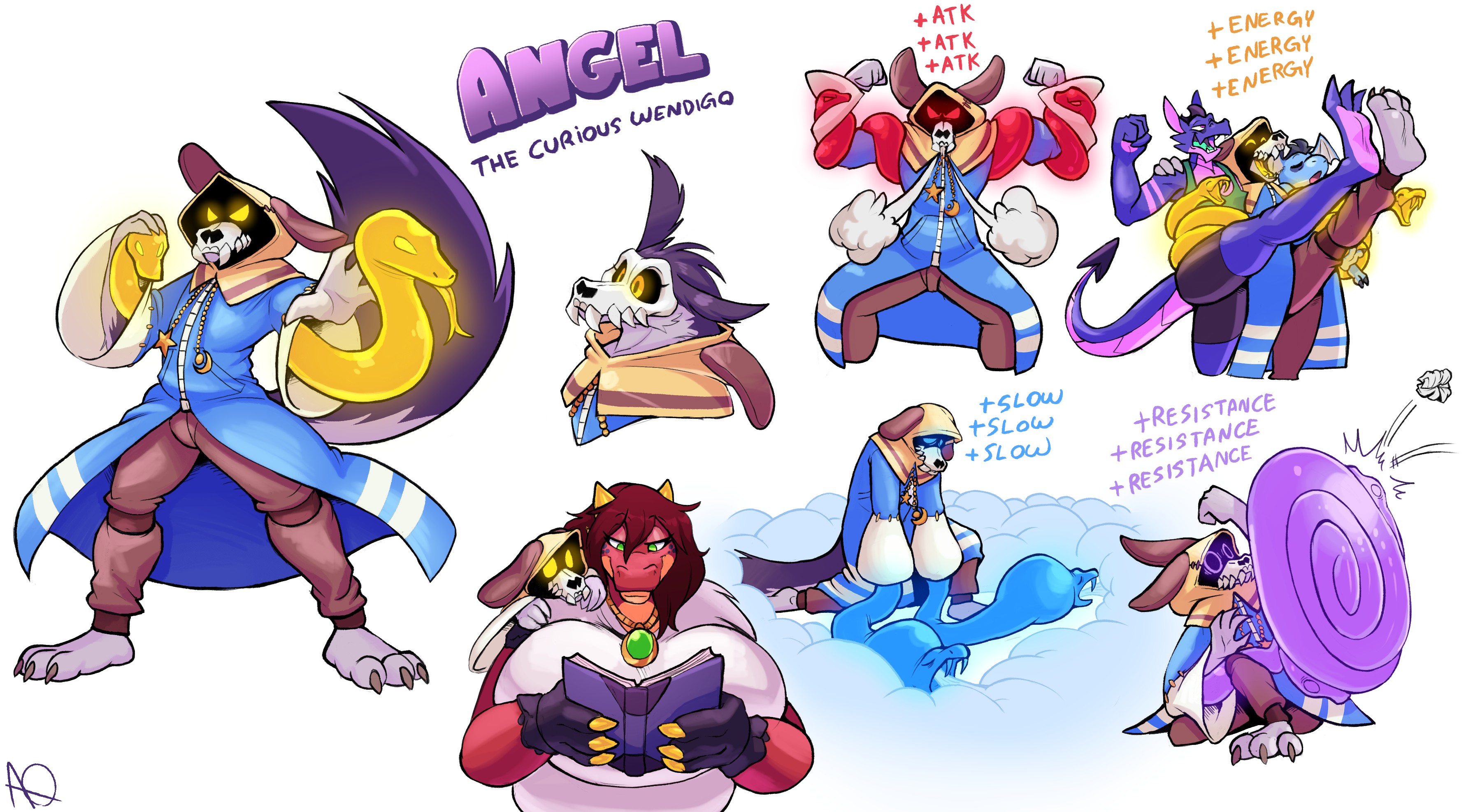 Angel [Character Sheet] - By @alfaquinto on Itaku