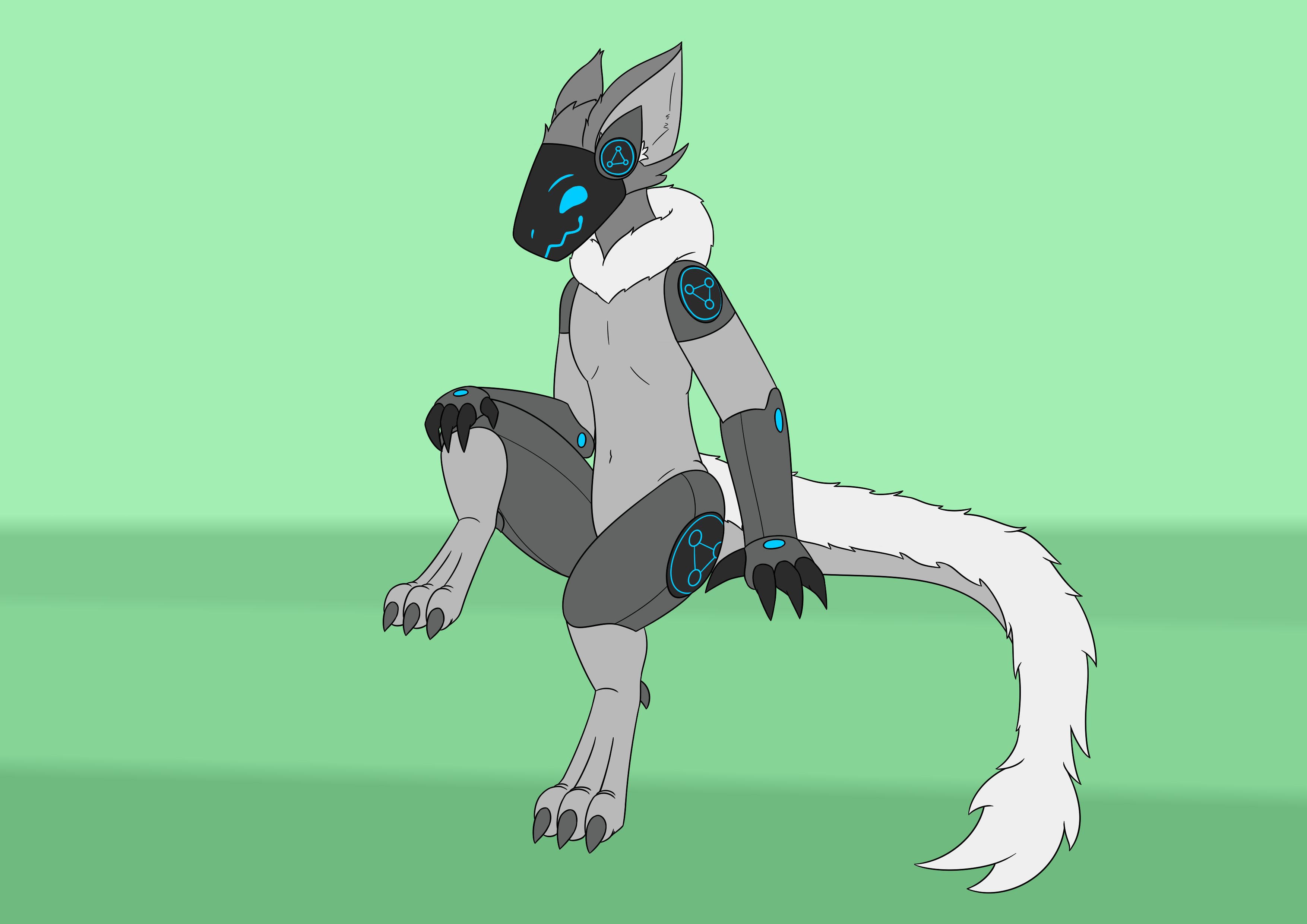 [TRADE] Pretty in Protogen - By @triti on Itaku