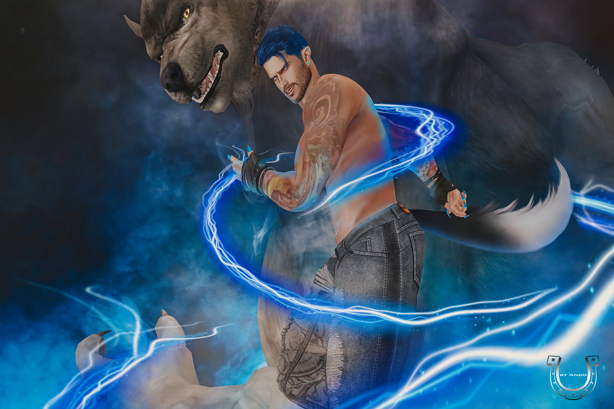 Awaken the Wolf web - By @andorason on Itaku