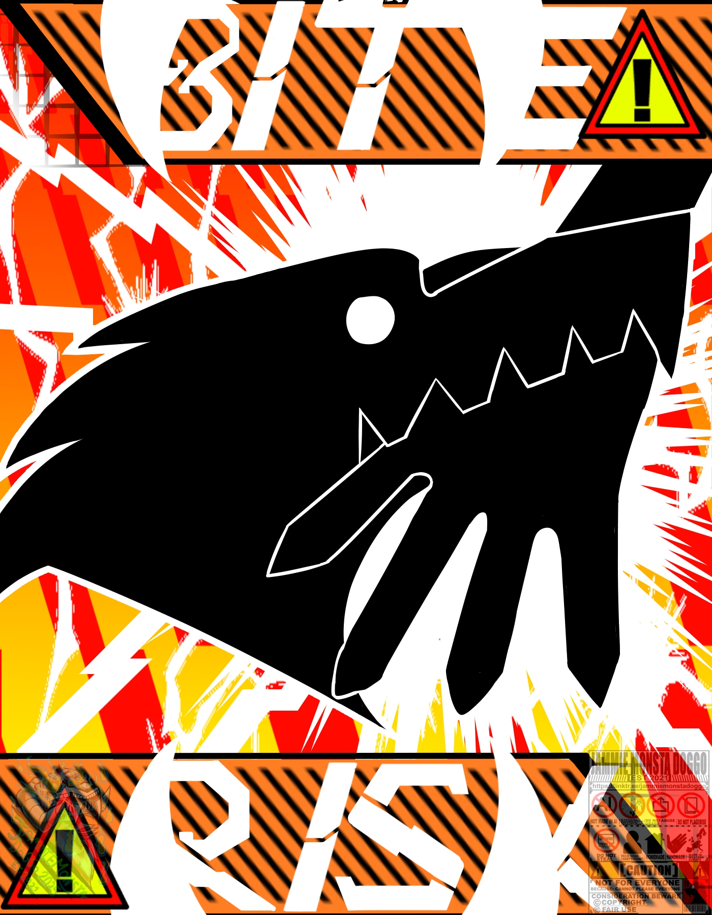BITE RISK! - By @jammiemonstadoggo on Itaku