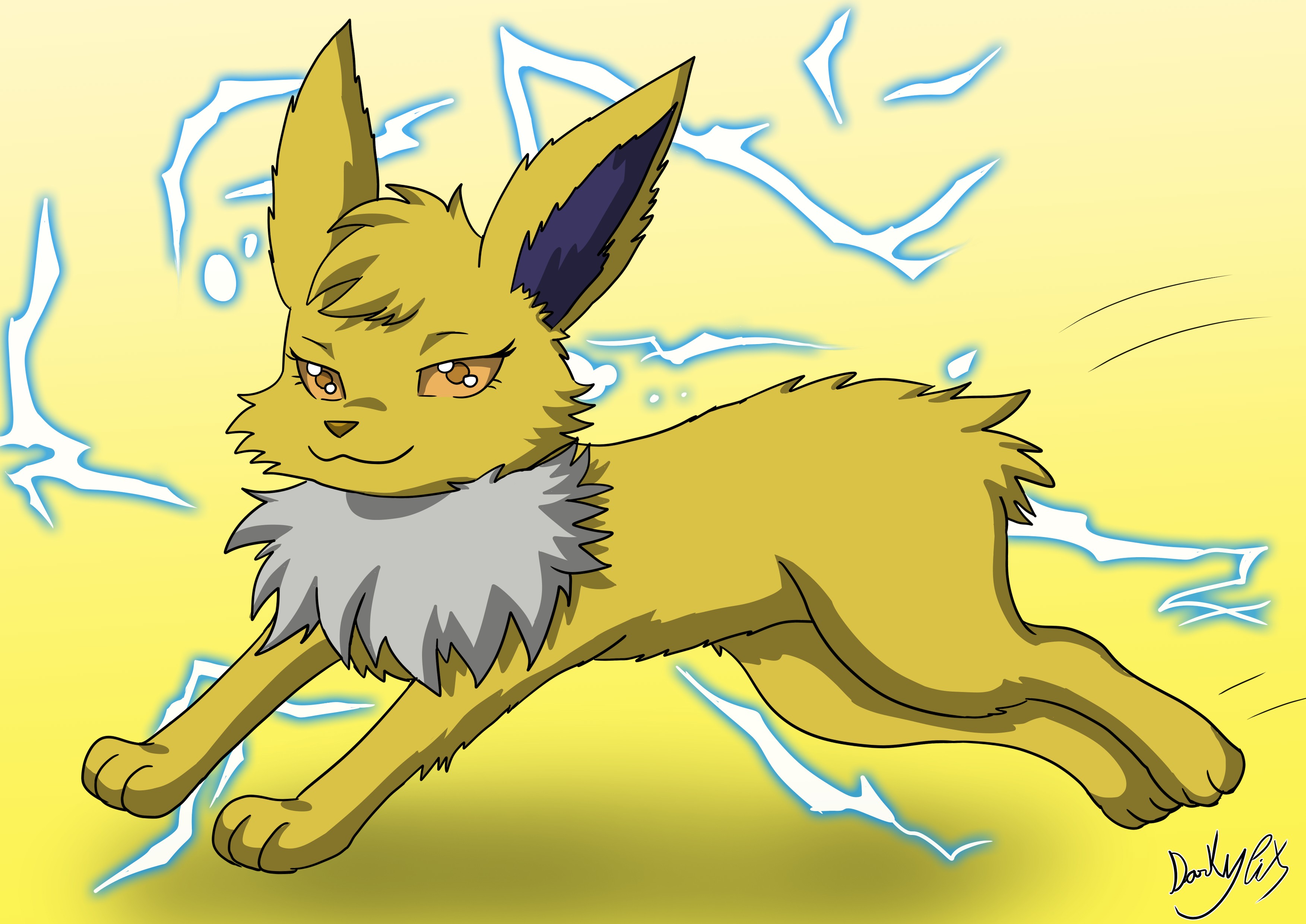Running Blitz - By @darkwolfknight98 on Itaku