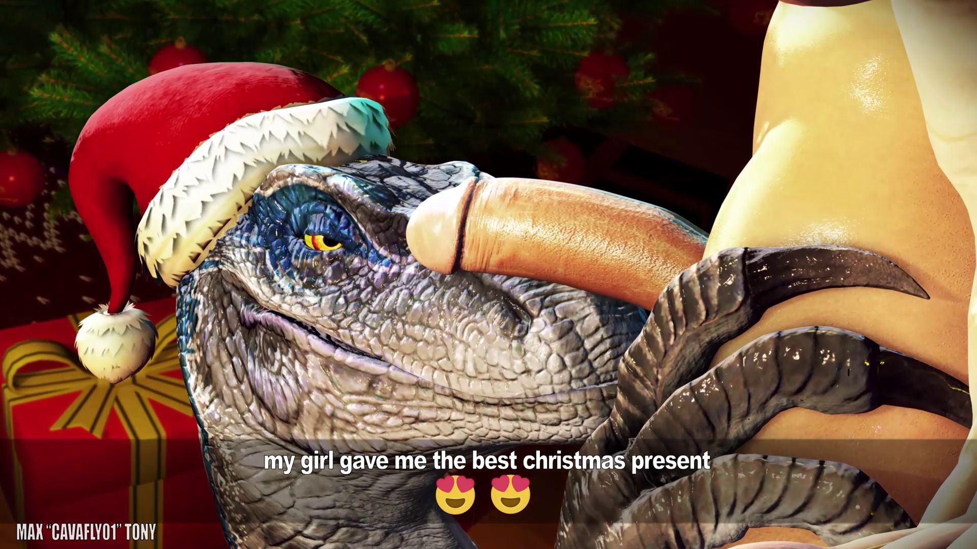 Blues christmas present - By @cavafly01 on Itaku