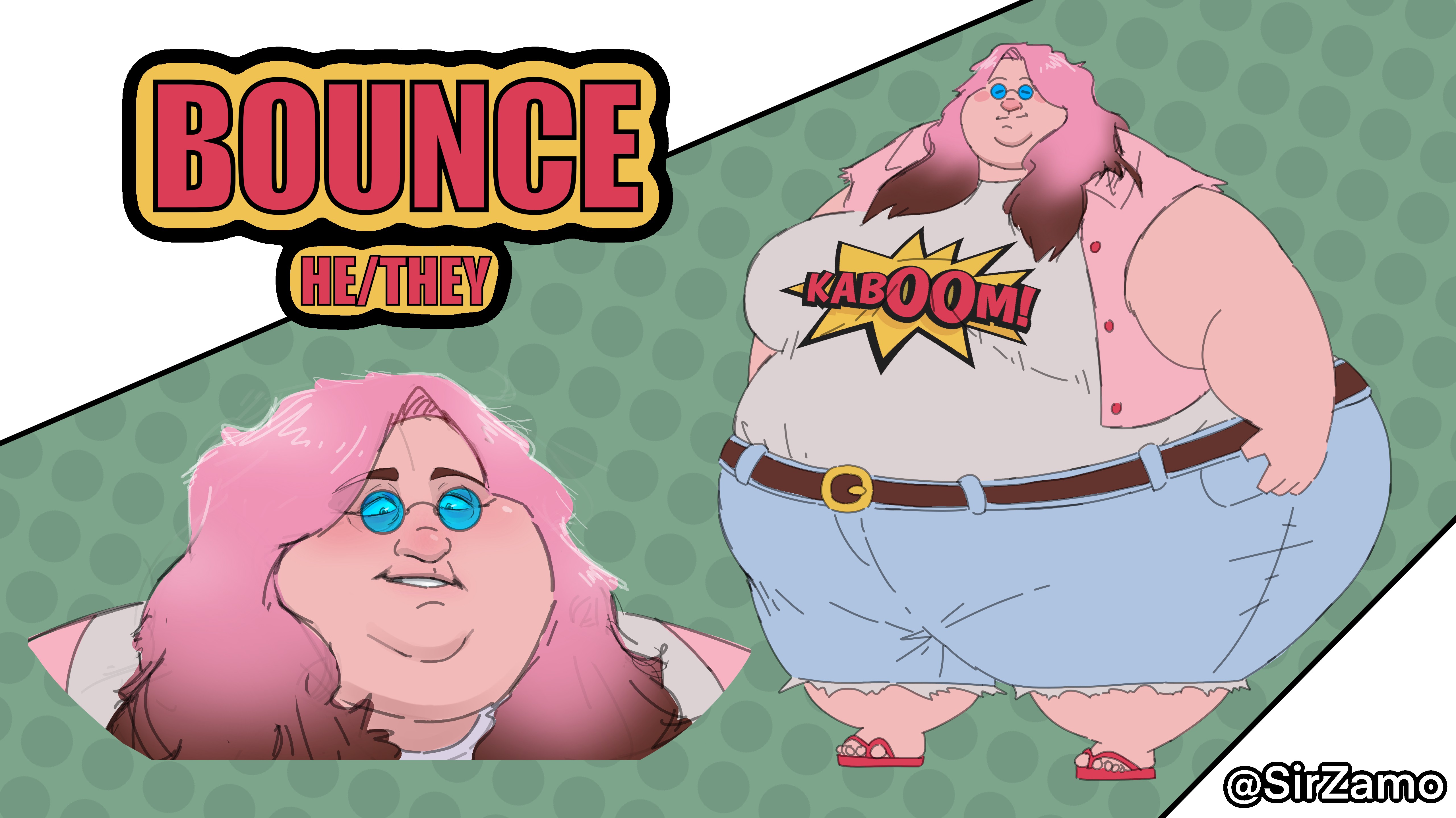 Bounce Reference Sheet - By @sirzamo on Itaku