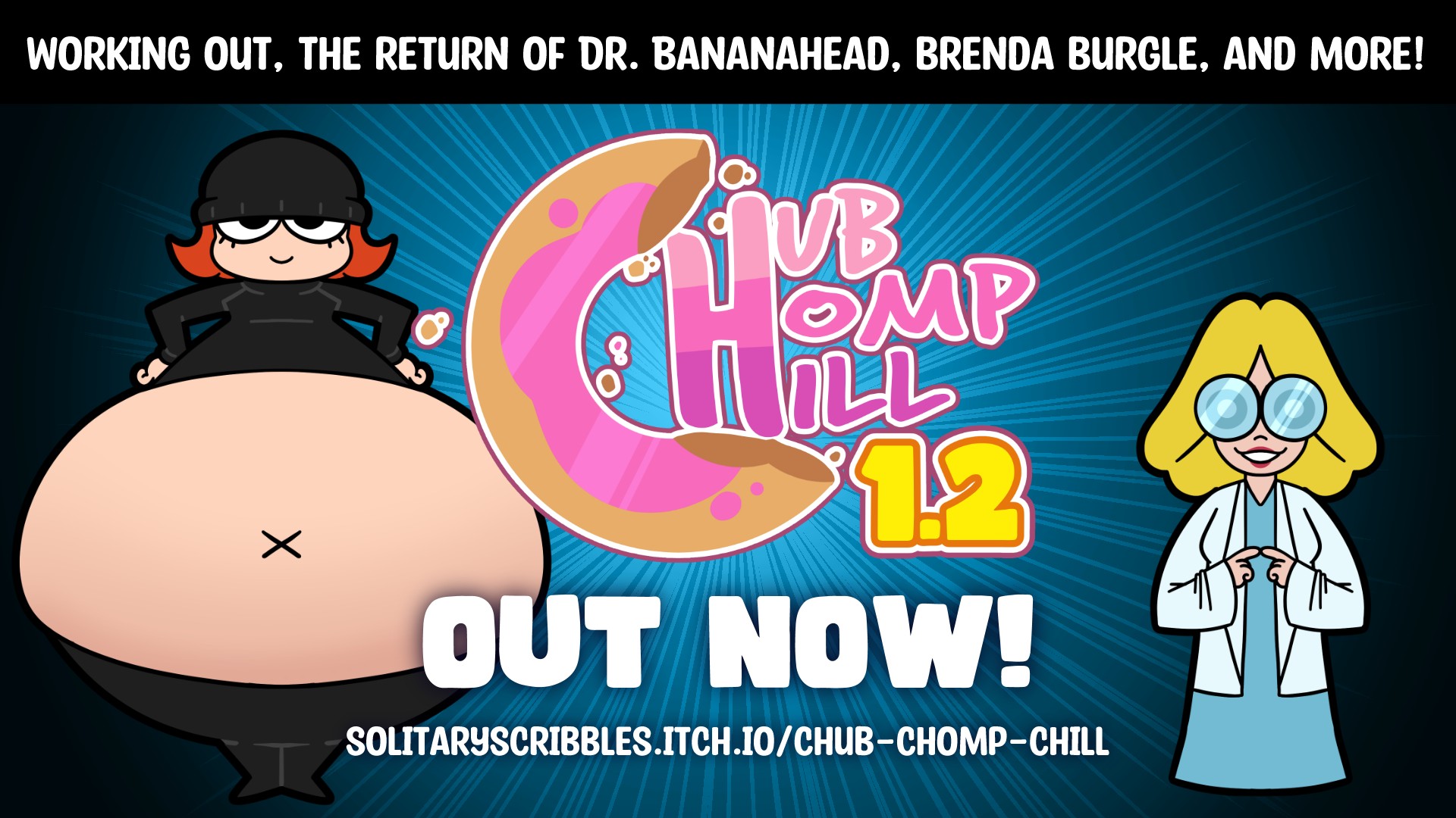 Chub Chomp Chill 1.2 OUT NOW! - By @solitaryscribbles on Itaku