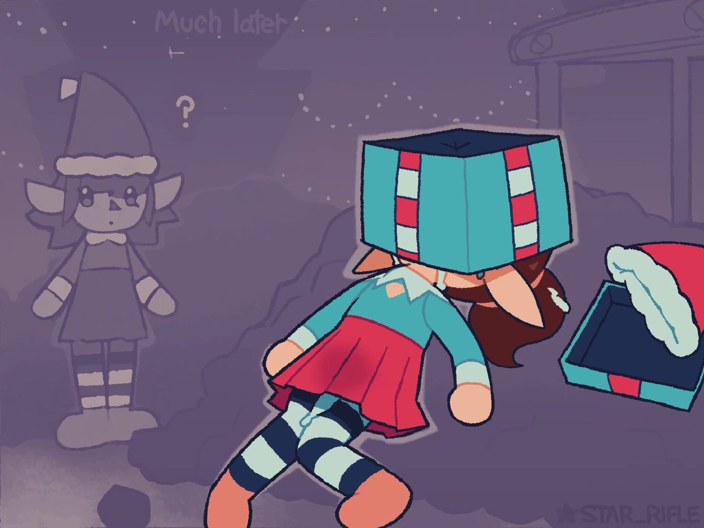 Naughty Box 🎁 - By @star-rifle on Itaku