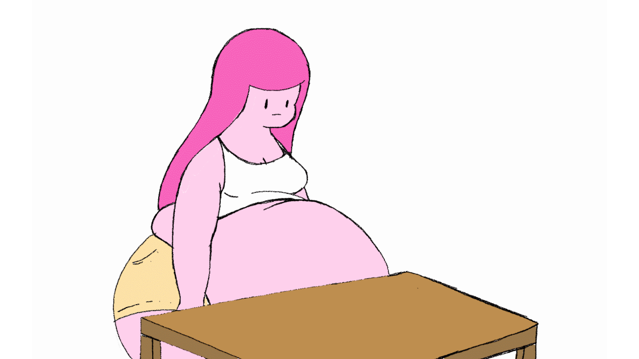 Princess Bubblegum Table Animation (2017) By solitaryscribbles on Itaku