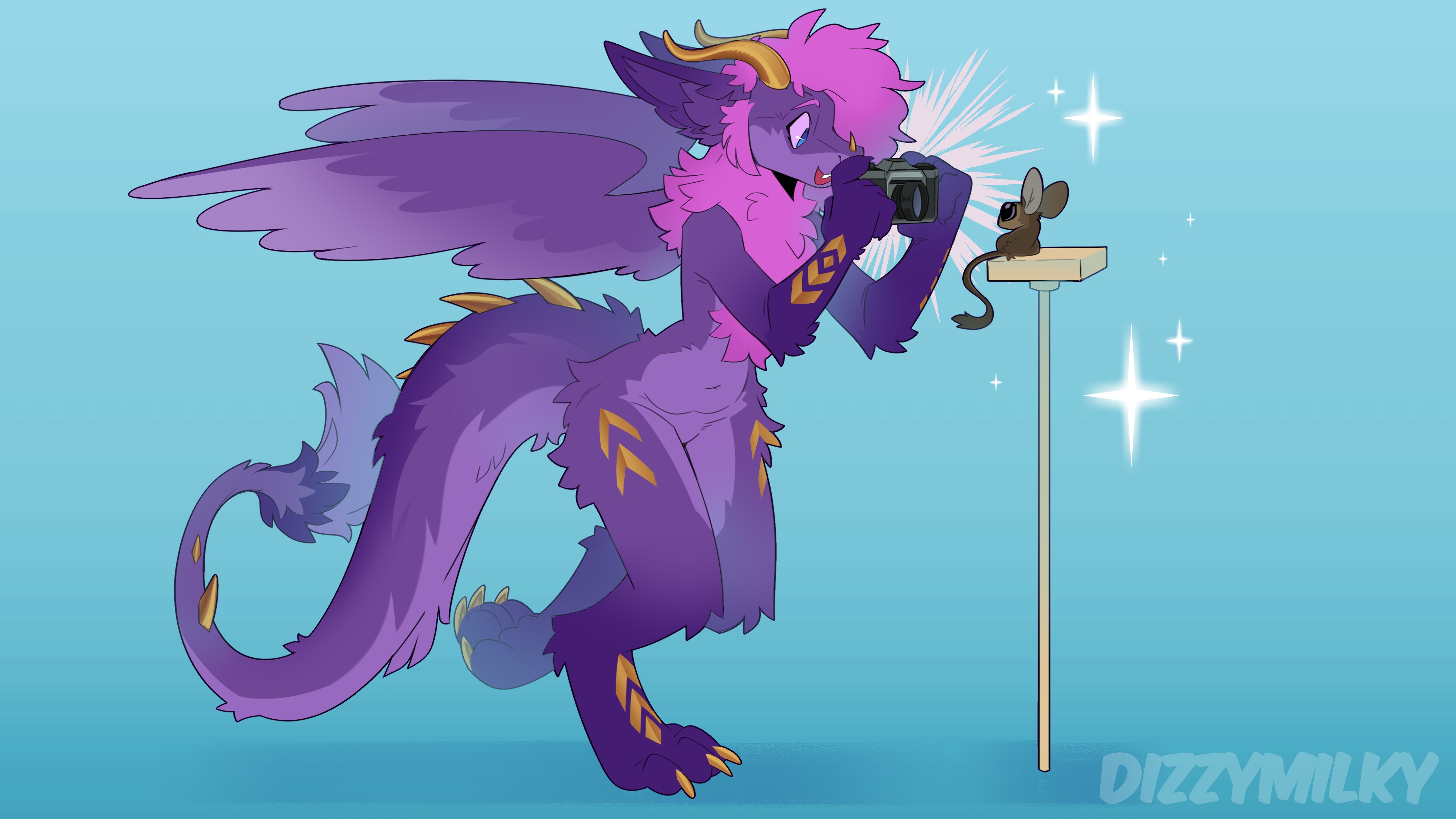 [Com] stream reward - By @dizzymilky on Itaku