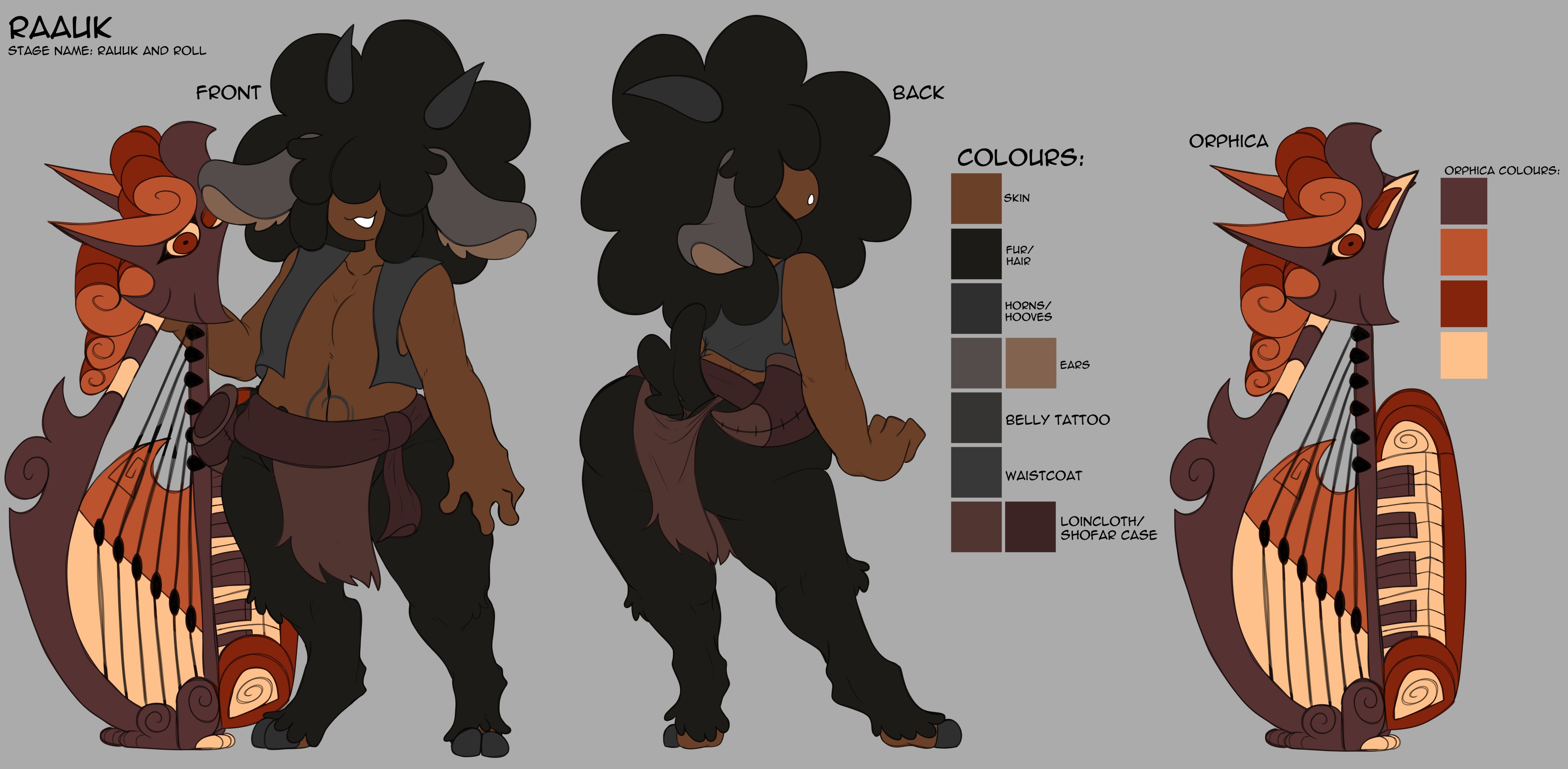 OC Design Commish for Anon (1/2) - By @ebiinari on Itaku
