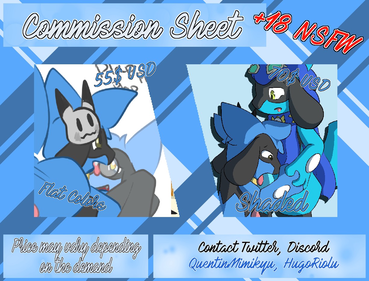 Commissions OPENED!! 1 - By @quentinmimikyu on Itaku