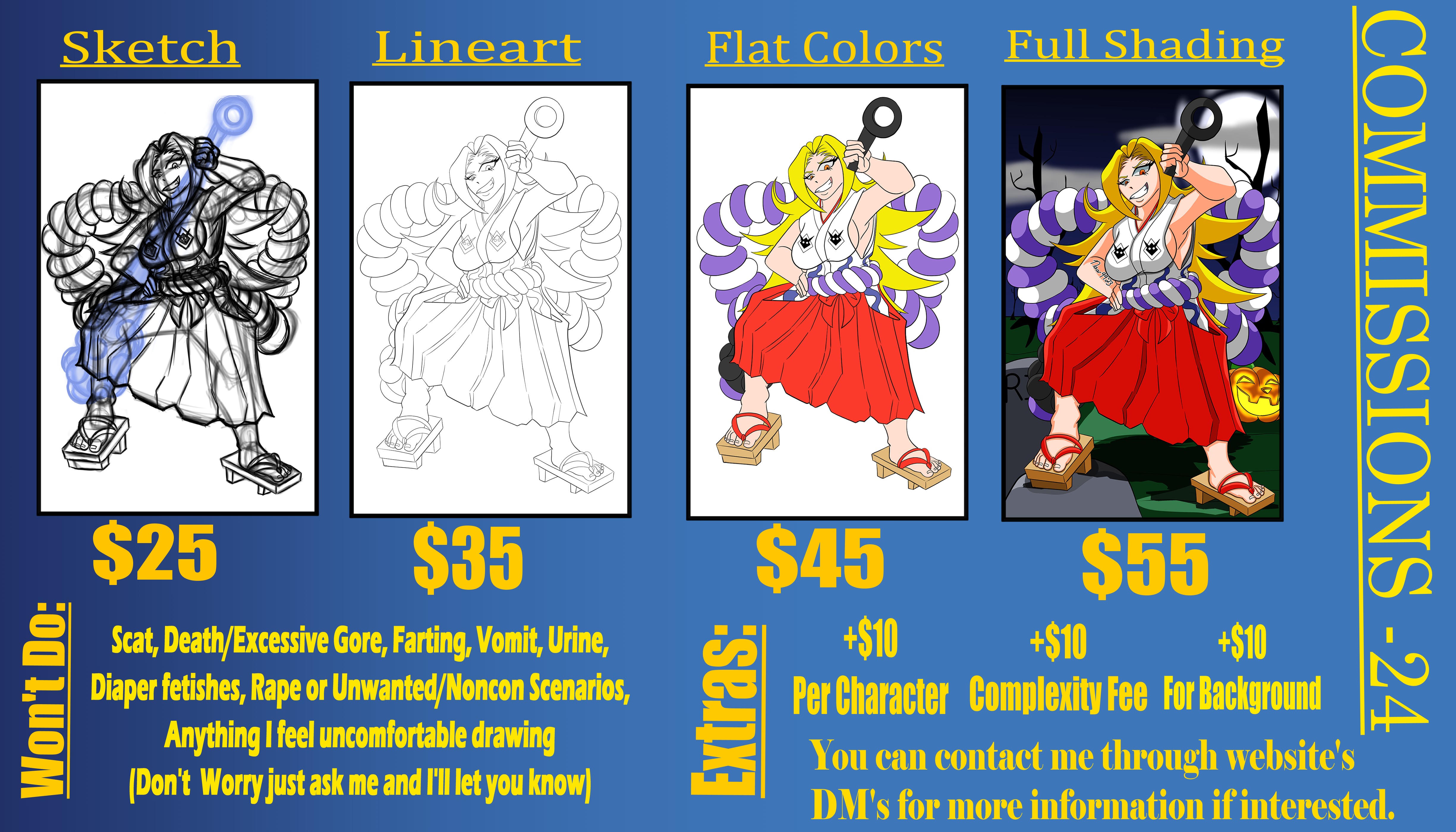 Commission Sheet 2024 - By @naar99 on Itaku