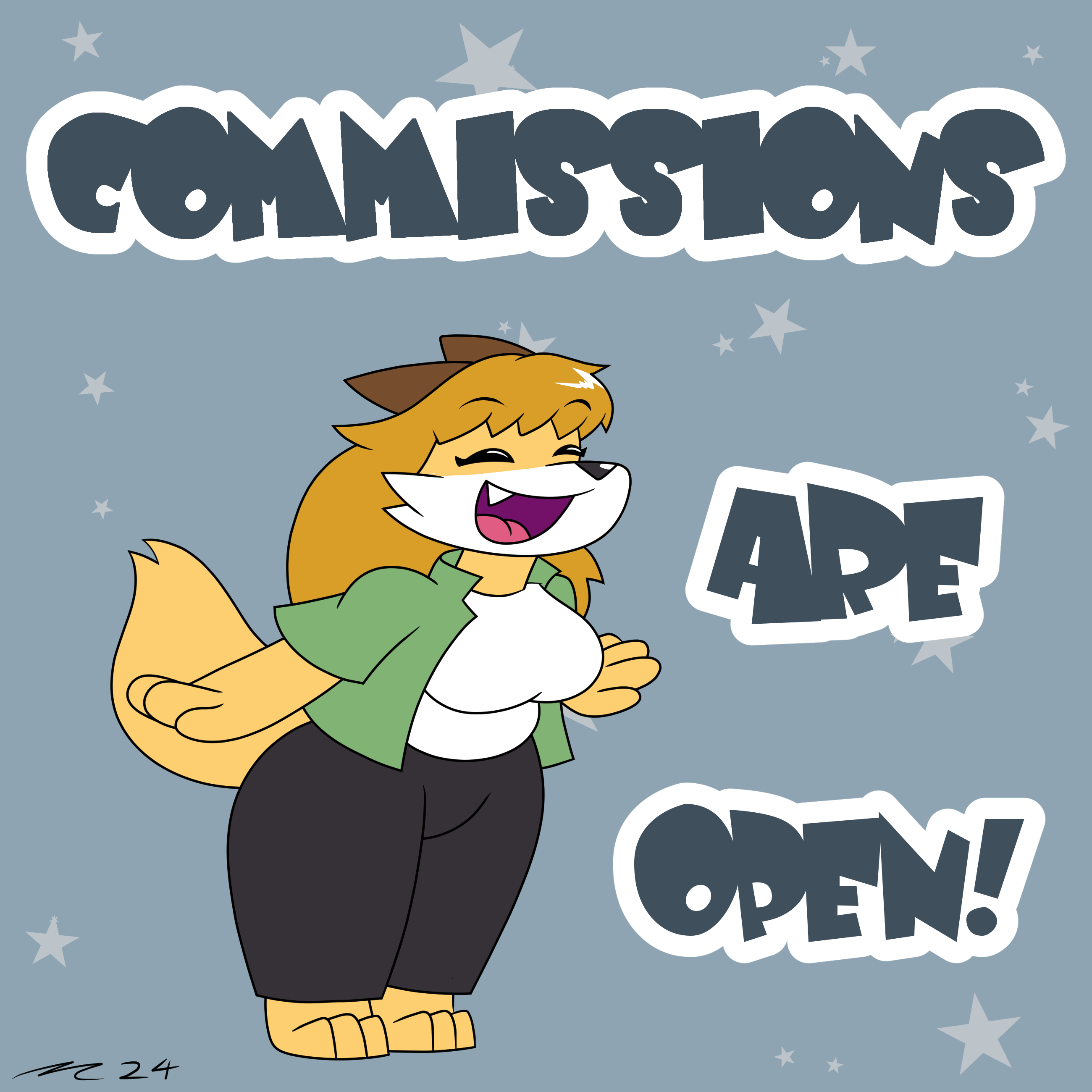 Commissions Open - By @dirtymac on Itaku