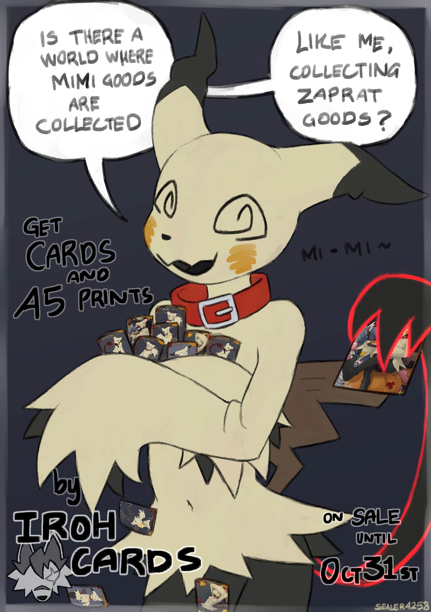 Mimi Cards and Prints by IrohCards - By @sealer4258 on Itaku