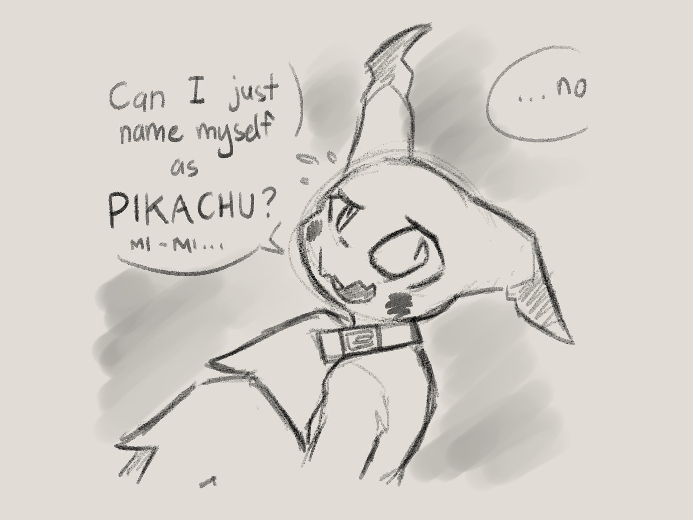 Mimikyu's name - By @sealer4258 on Itaku