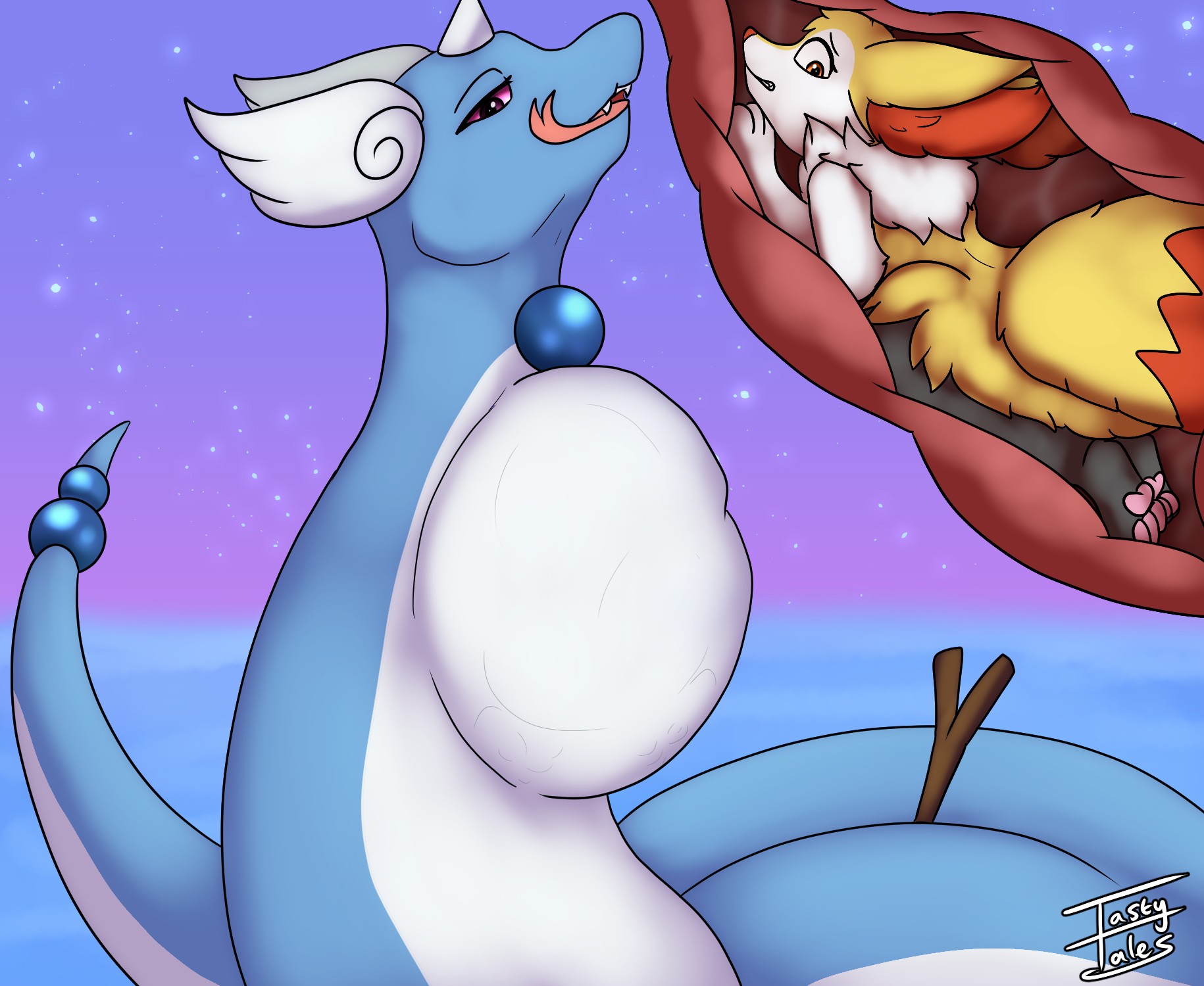 Dragon Gulp Dragonair Gulp - By @tastytales on Itaku