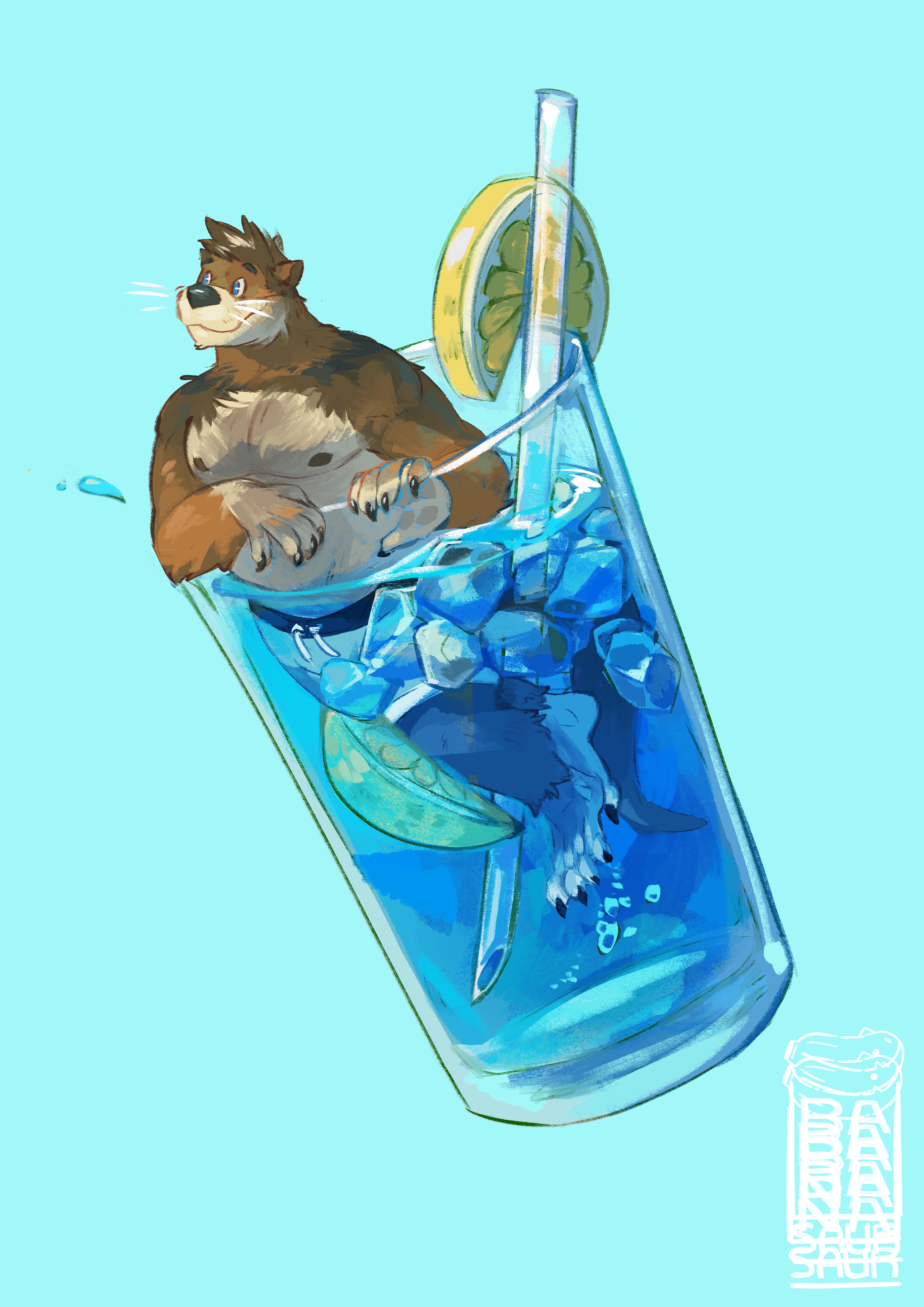 Drink Bixotter - By @babanasaur on Itaku