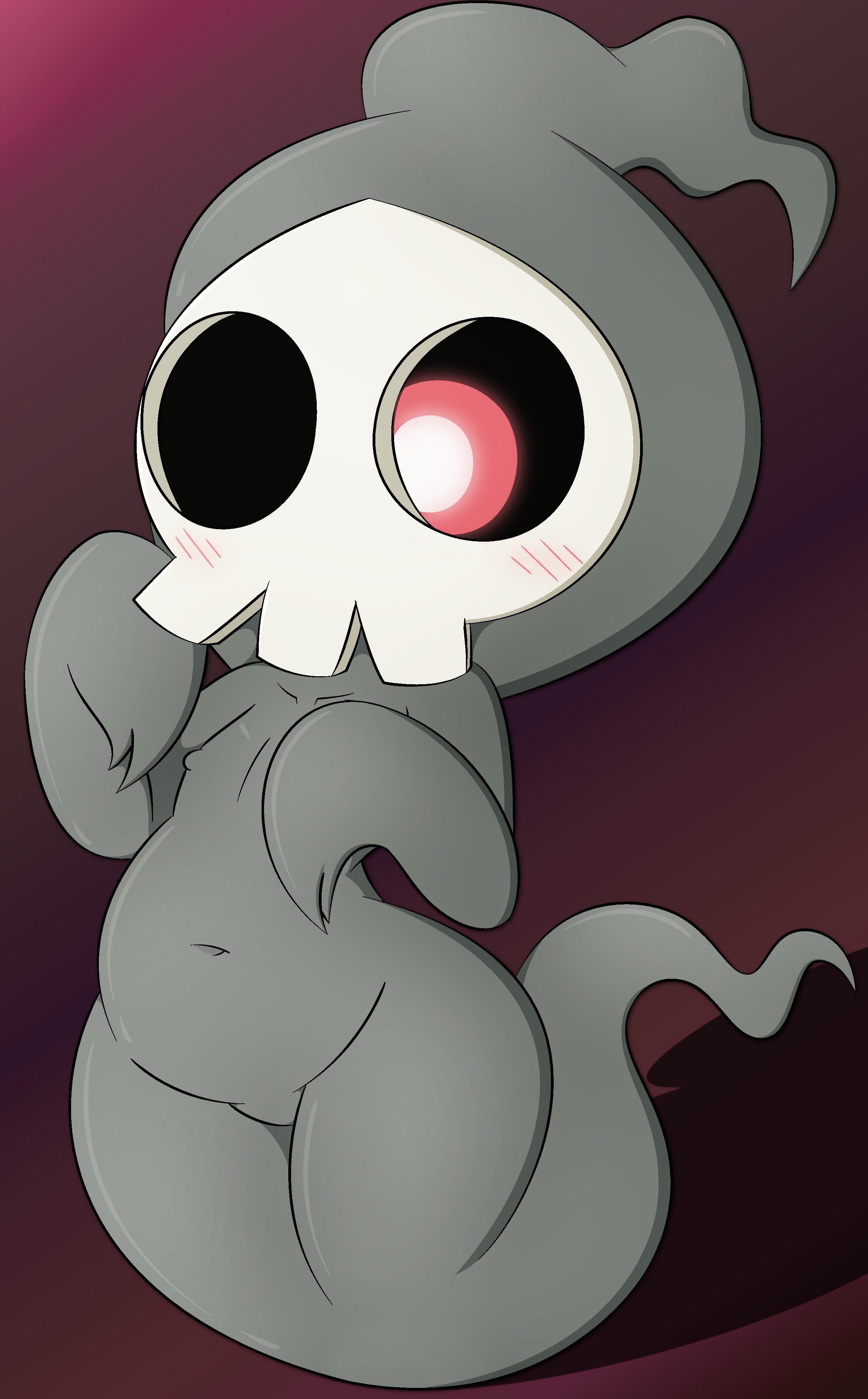Duskull pokemorph - By @zinzoa on Itaku