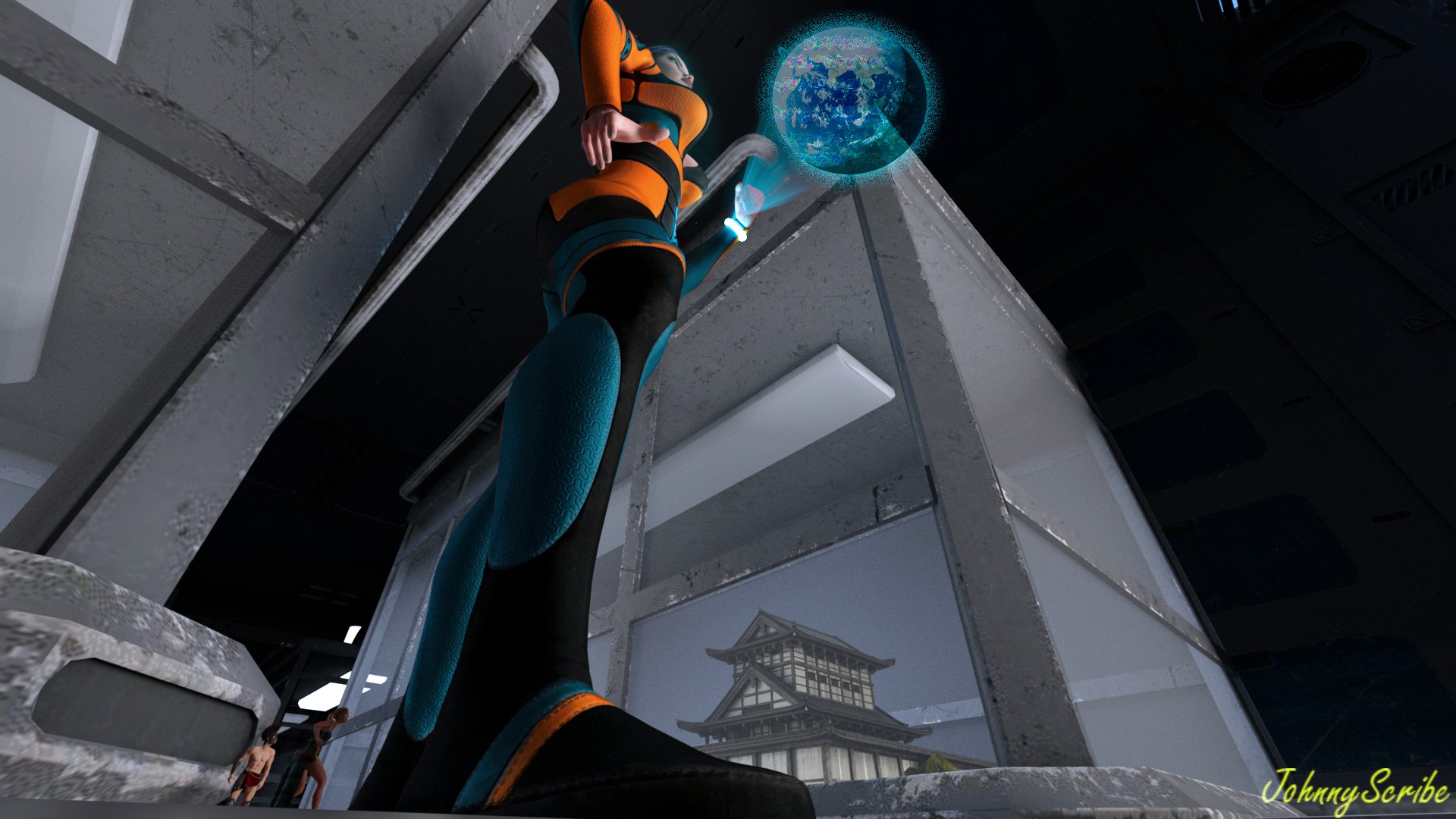 Escape from the Alien Lab - By @johnnyscribe on Itaku