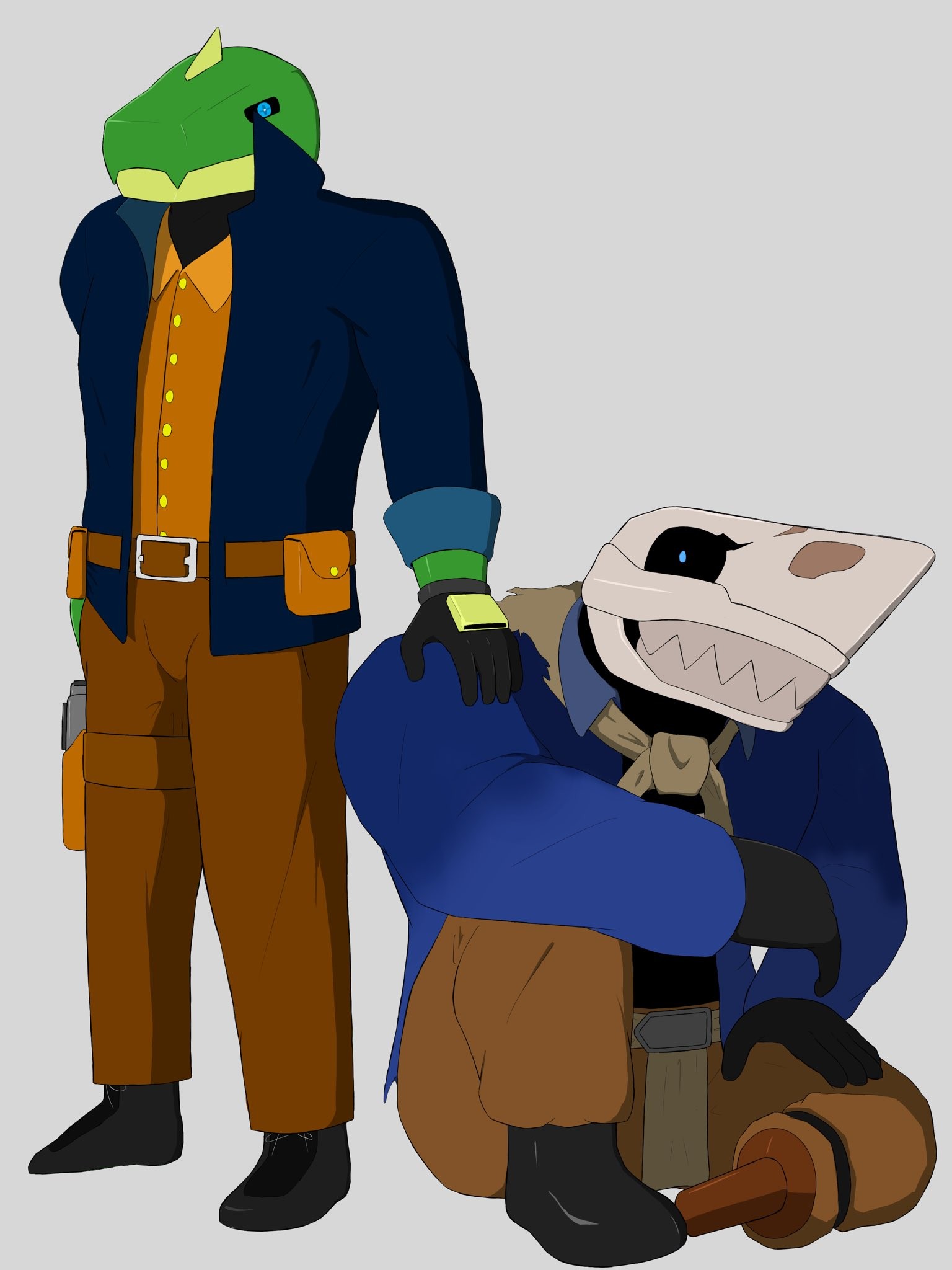 The pirate duo - By @roycetr2k on Itaku