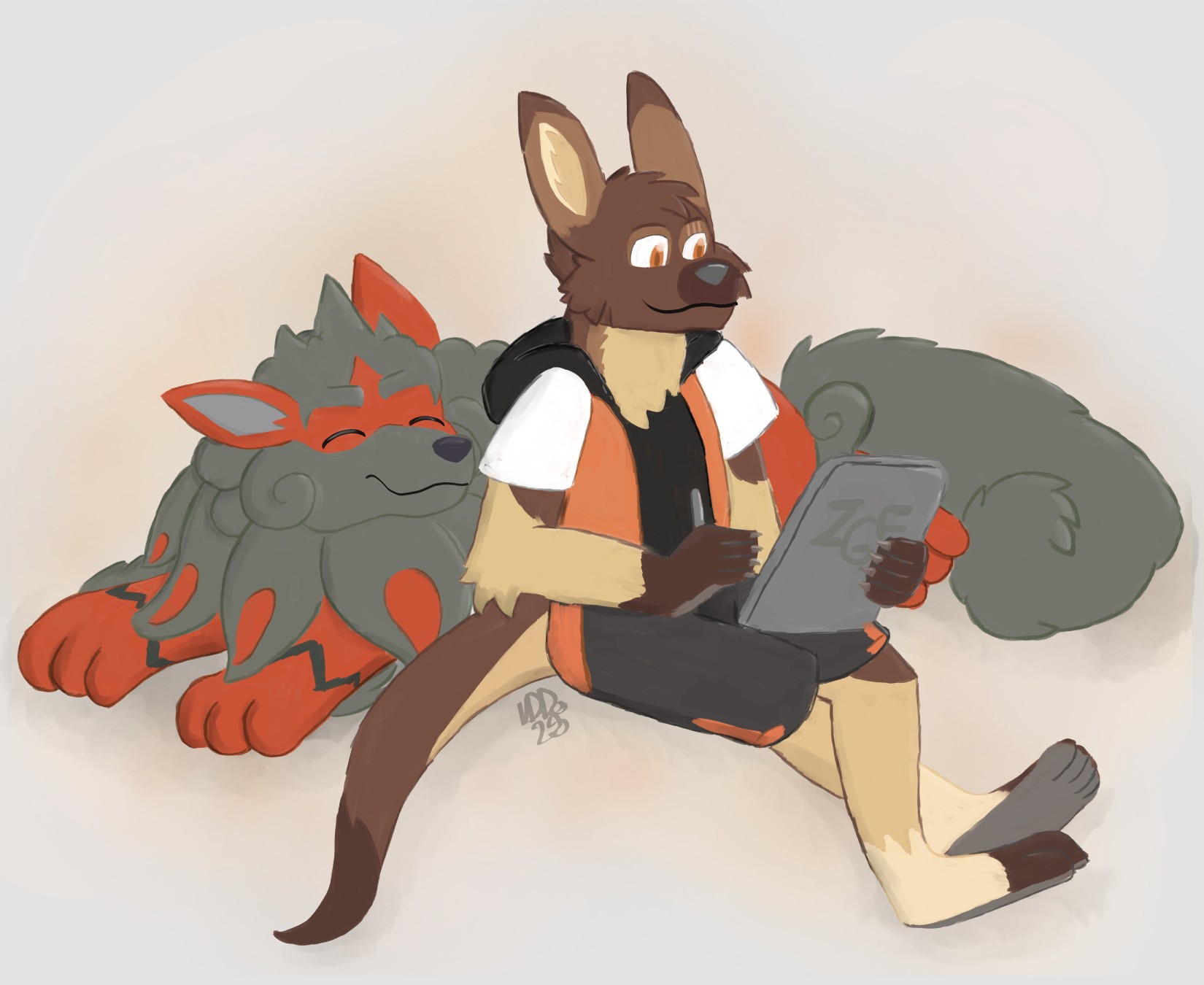 Birthday Relaxation - IDDo Art - By @razim on Itaku