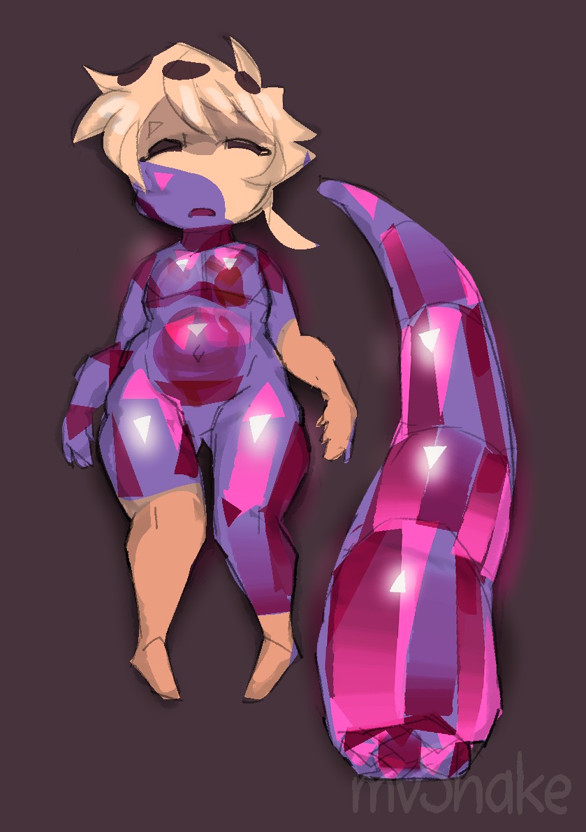 Goretober 2023 - Day 8 - Crystals - By @mvsnake on Itaku