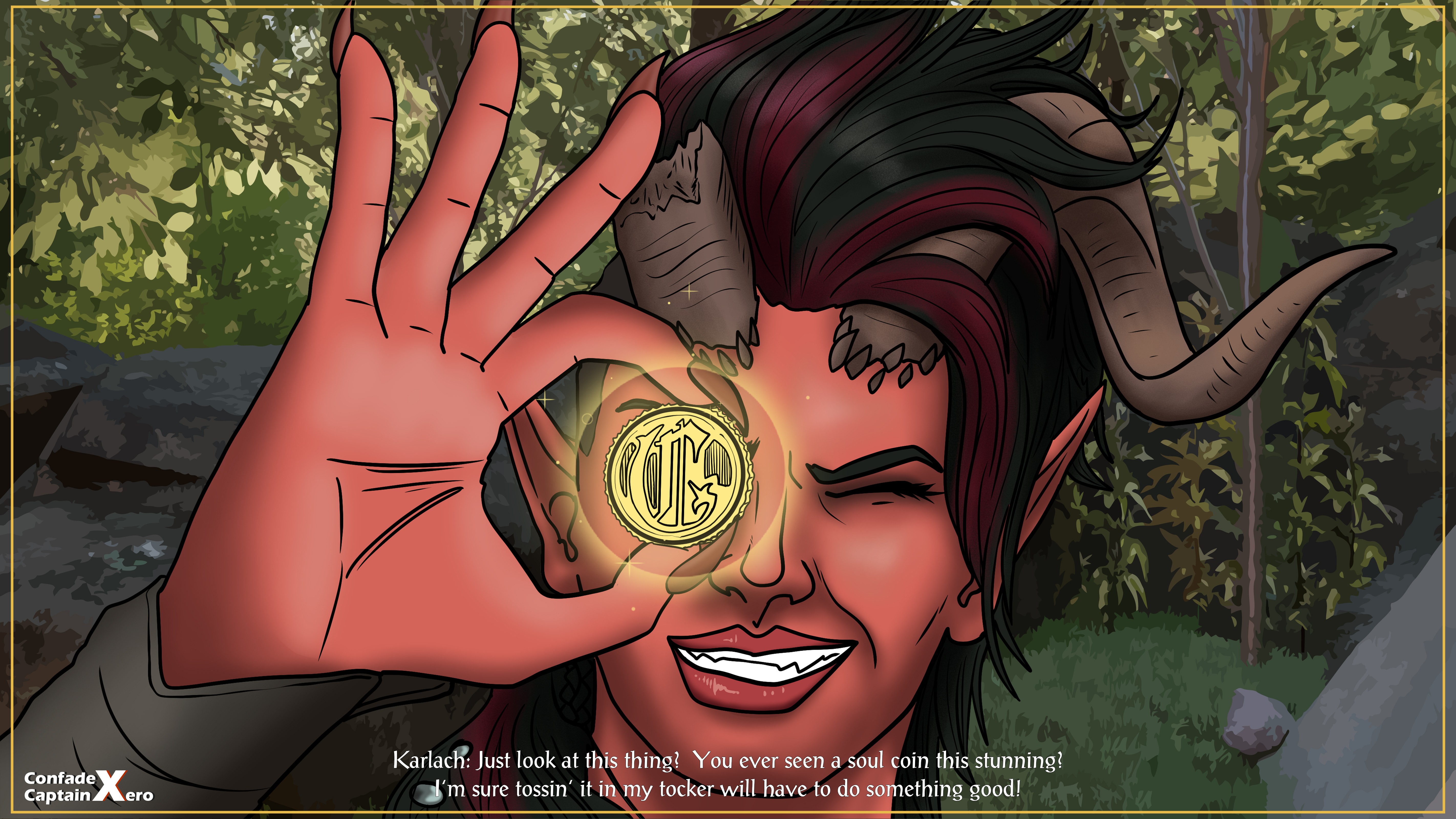 Heart of Gold - Page 2 [collab] - By @confade on Itaku