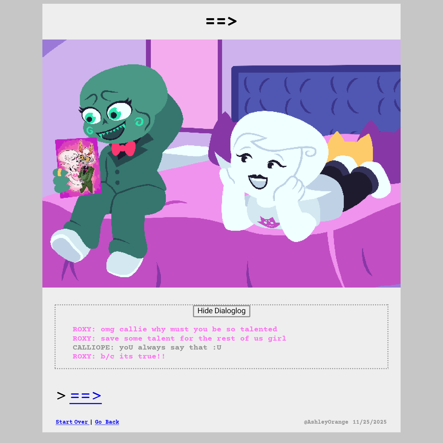 [Homestuck] Art share (Comic page) - By @ashleyorange on Itaku