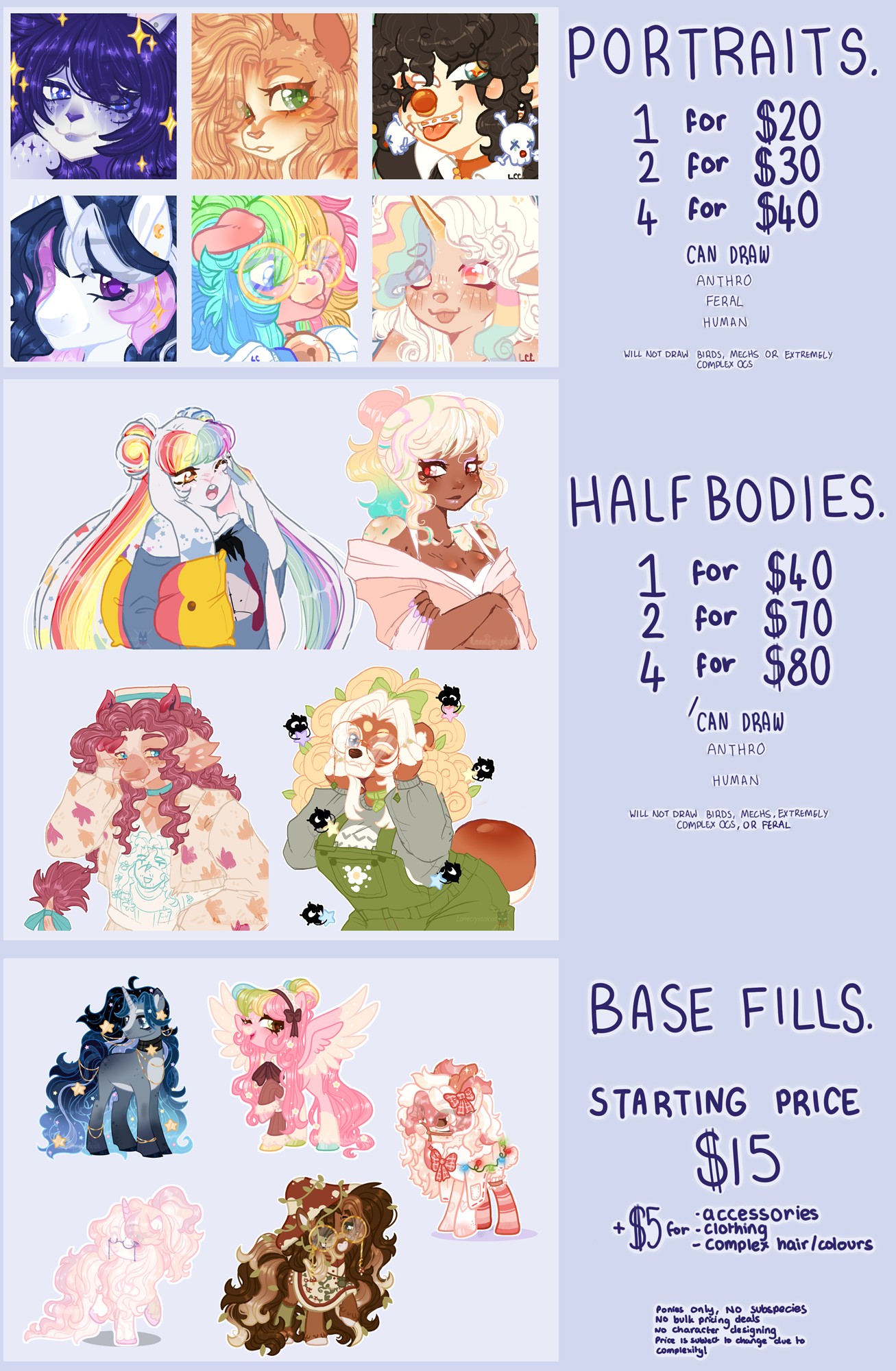 Commissions : LIMITED OPEN - By @lonecrystalcat on Itaku