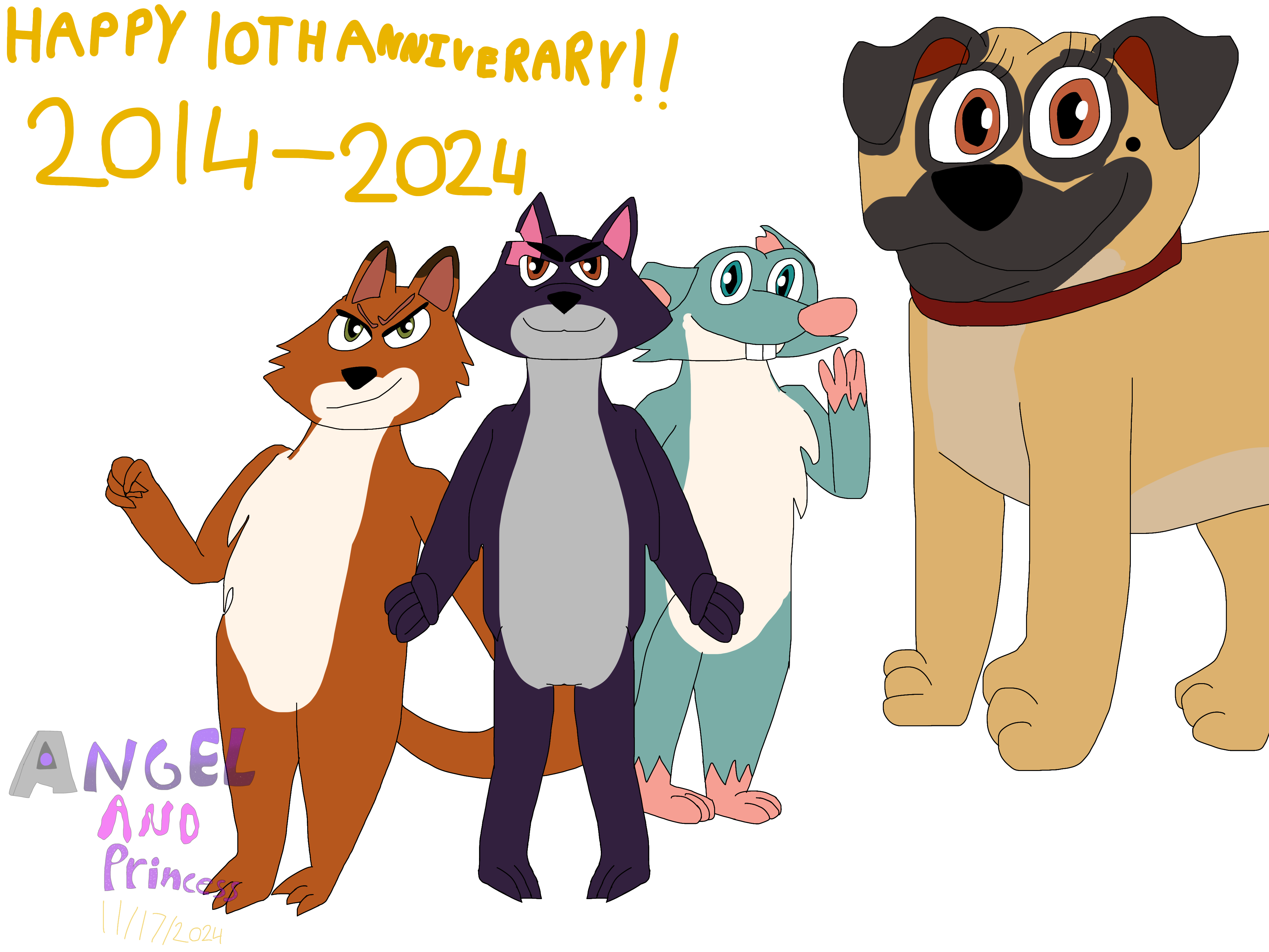 The Nut Job 10th Anniversary - By @princessmagichuman on Itaku