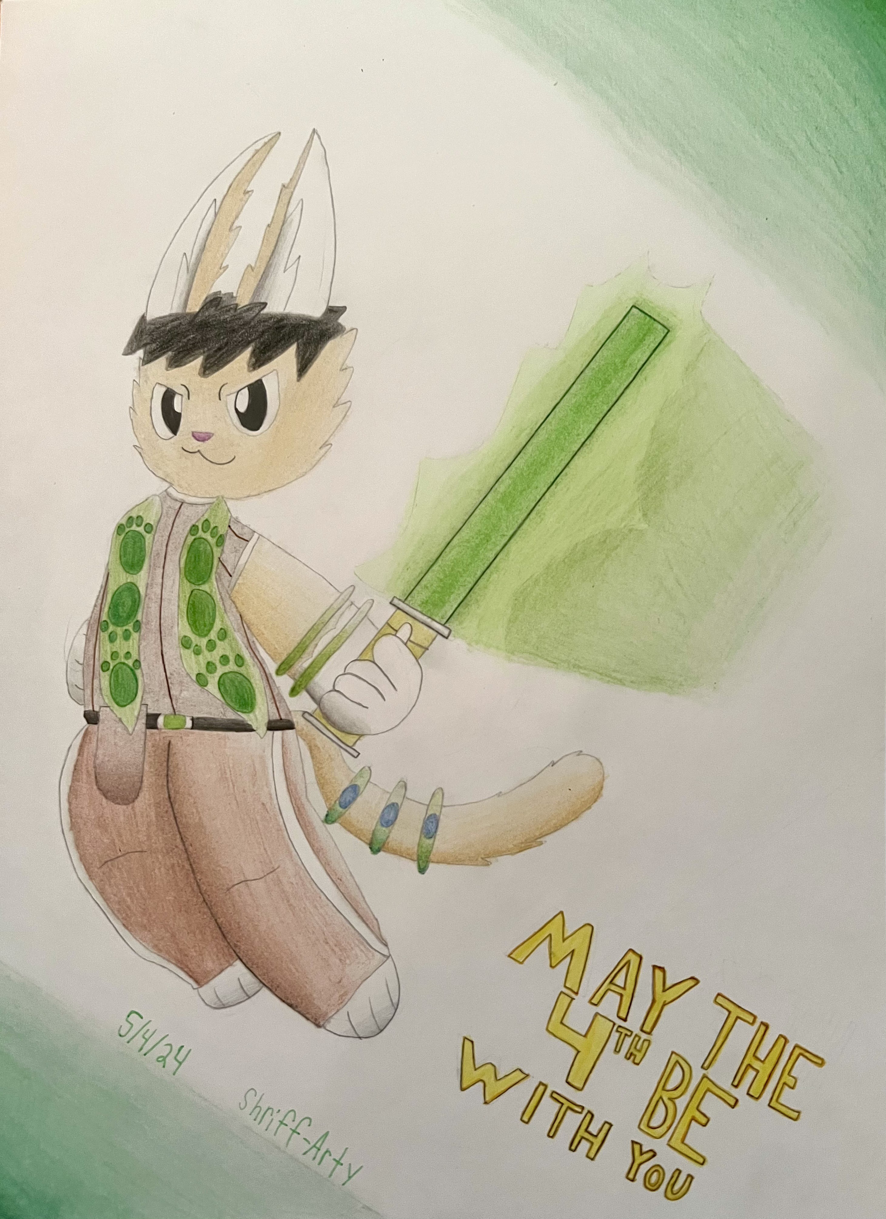 Jedi Arty - By @shriff-arty on Itaku