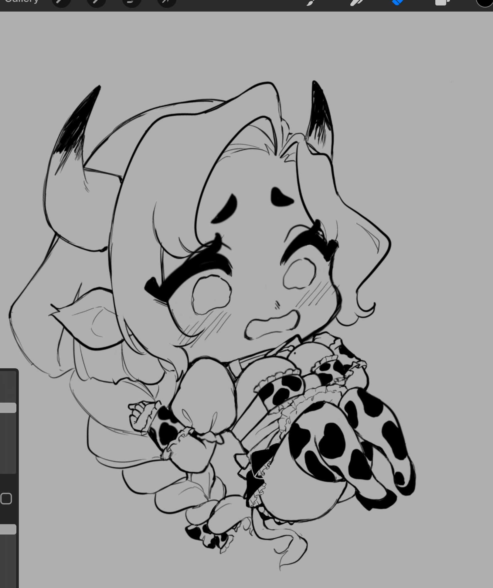 Leche mostly.. 6 - By @ushijidraws on Itaku