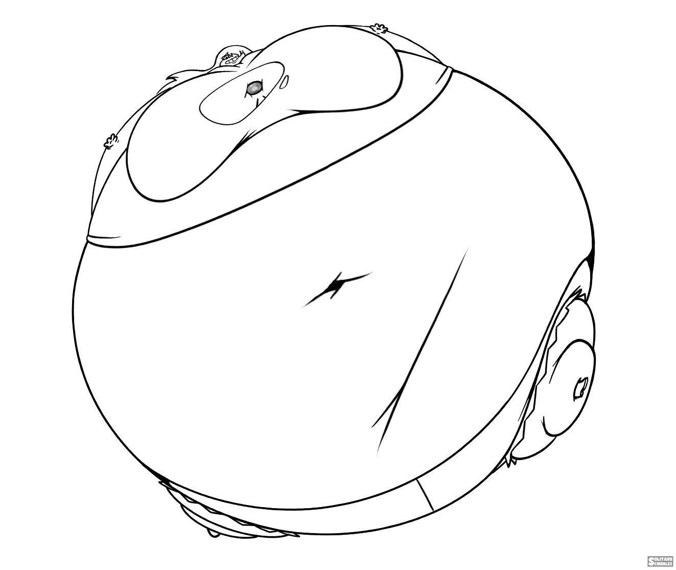 [CM] Inflated Amethyst - By @solitaryscribbles on Itaku