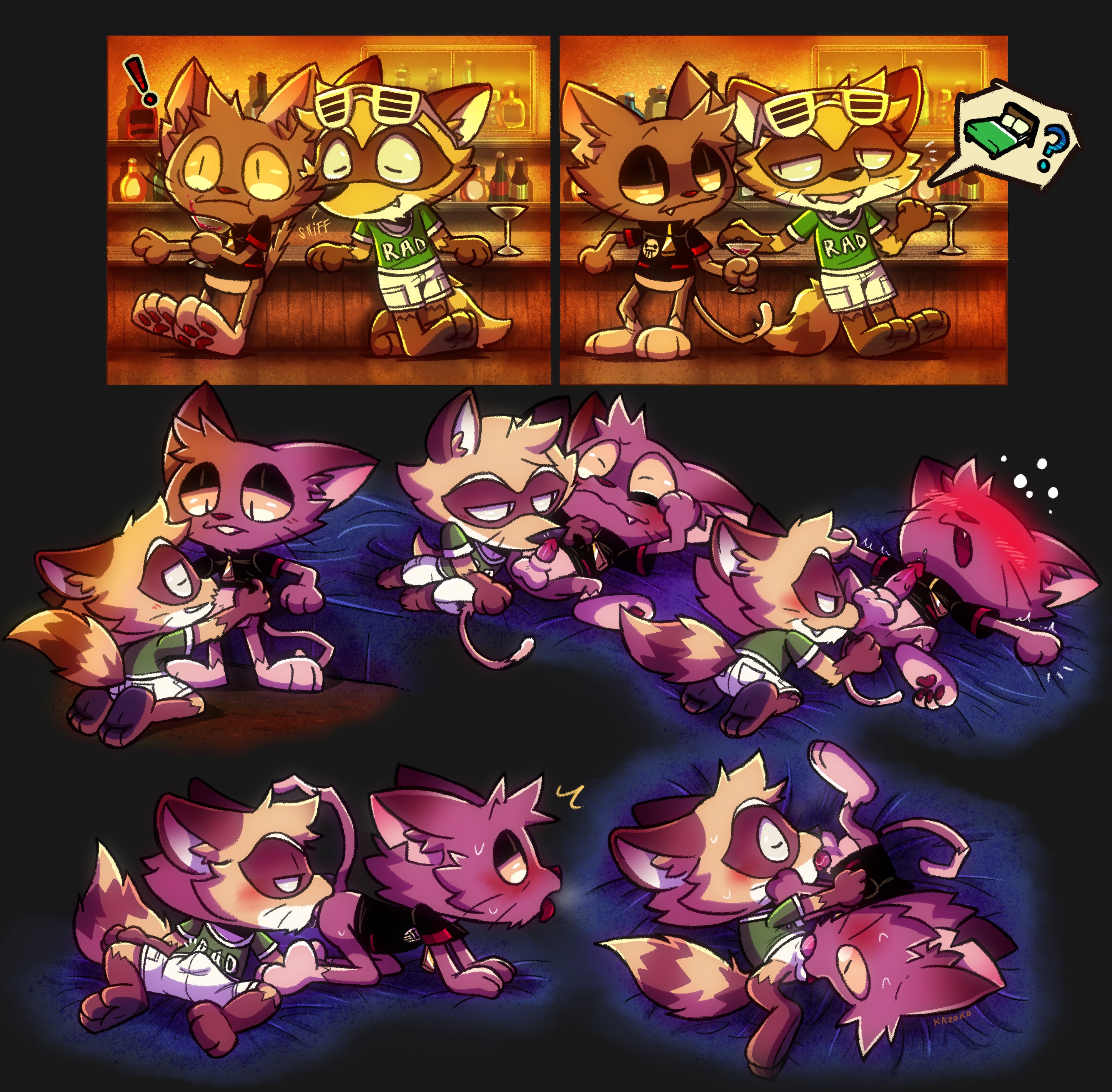 Jaq x Graedius Commission - By @kazoko on Itaku