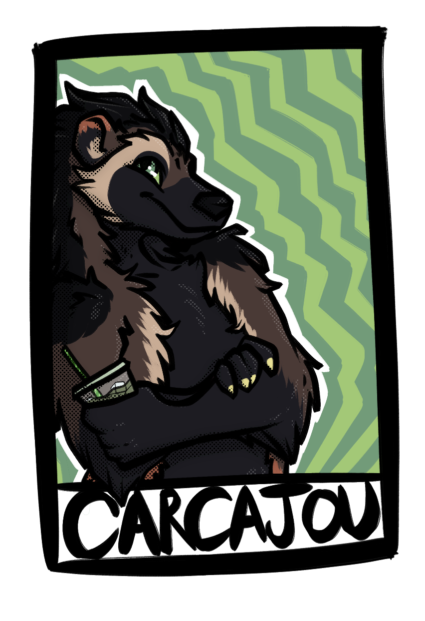 [C] Carcajou Badge - By @coloradoblues on Itaku