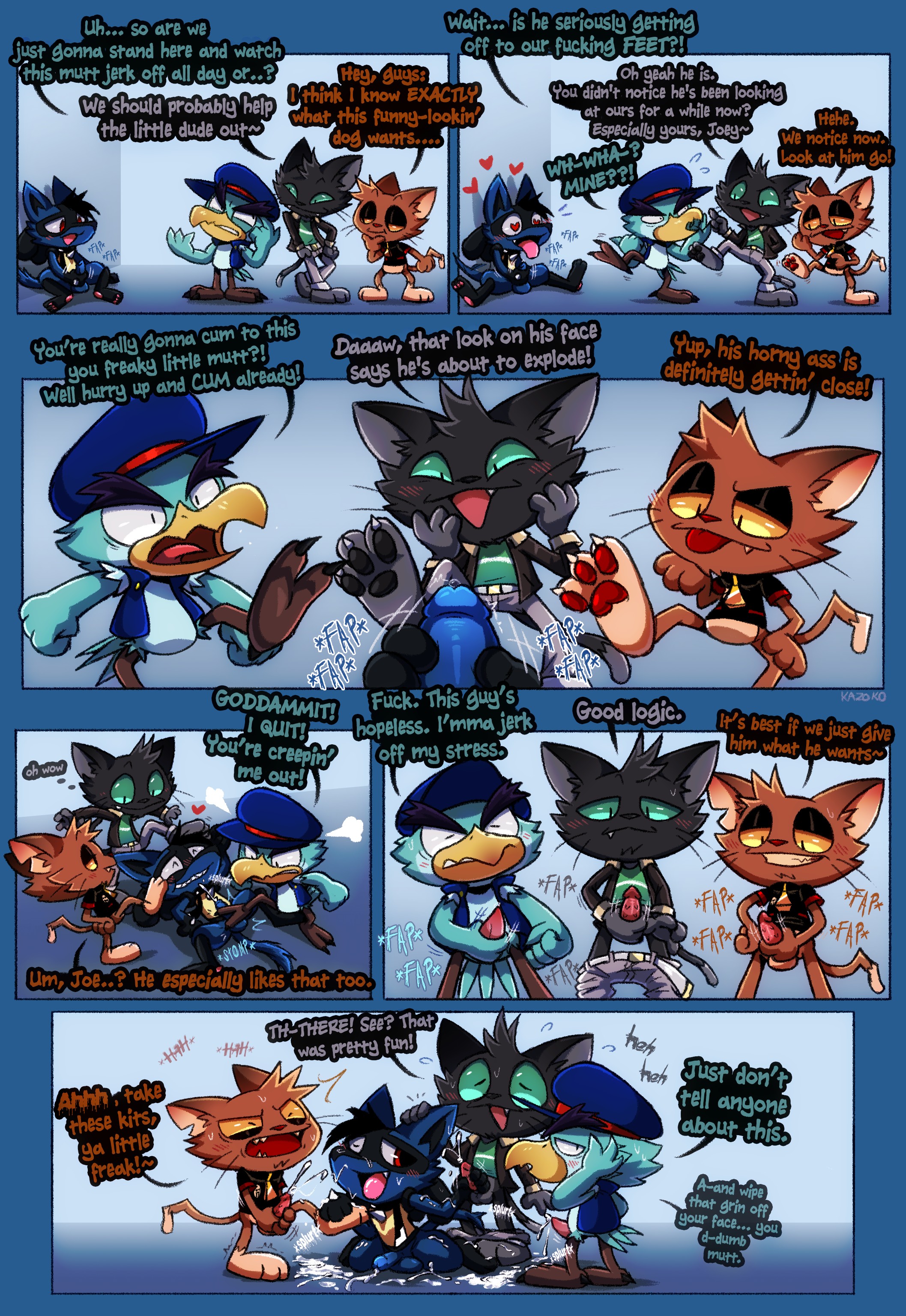 Jaq Joey Sergeo x Kage [Commission] - By @kazoko on Itaku