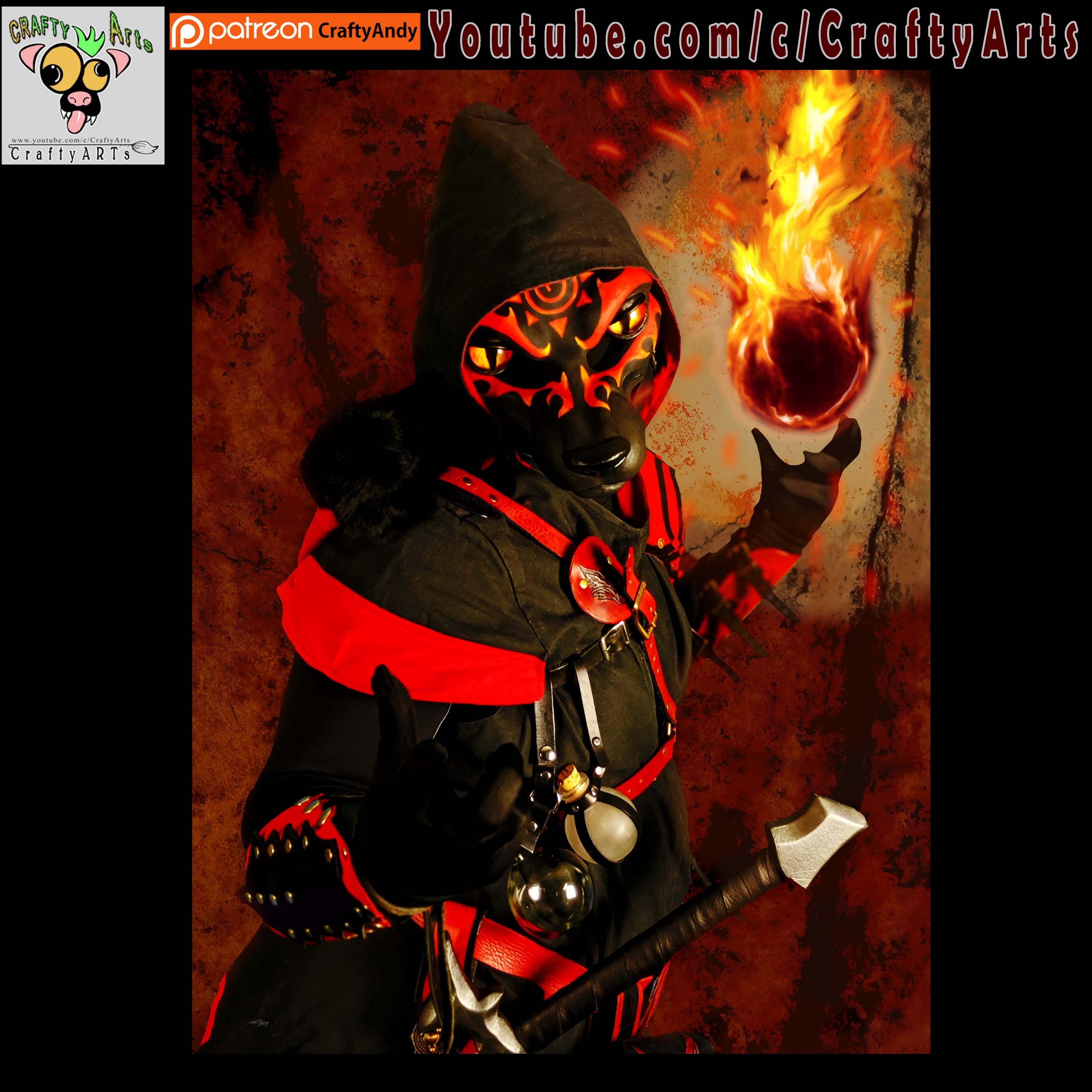 Nashoba Warlock Firebal By CraftyAndy - By @craftyandy on Itaku