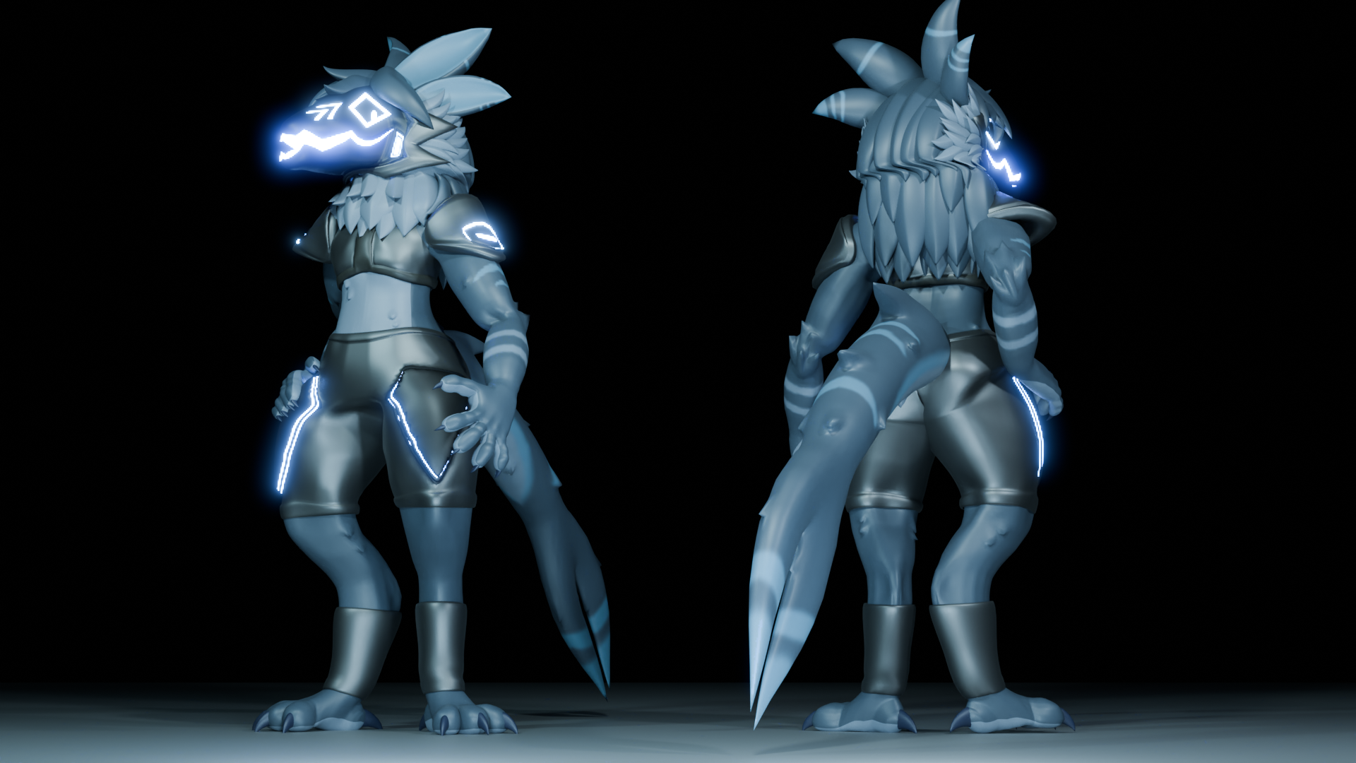 Protogen Omega Zero Commission: Prot-0-Gen 1 - By @onyxnuva on Itaku