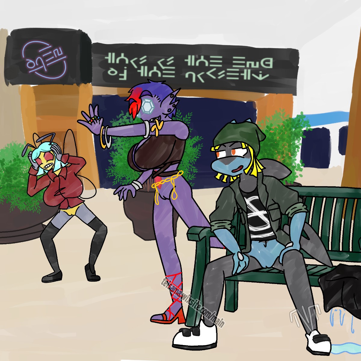 Aight let's get outta here 2 - By @portmanpreau on Itaku