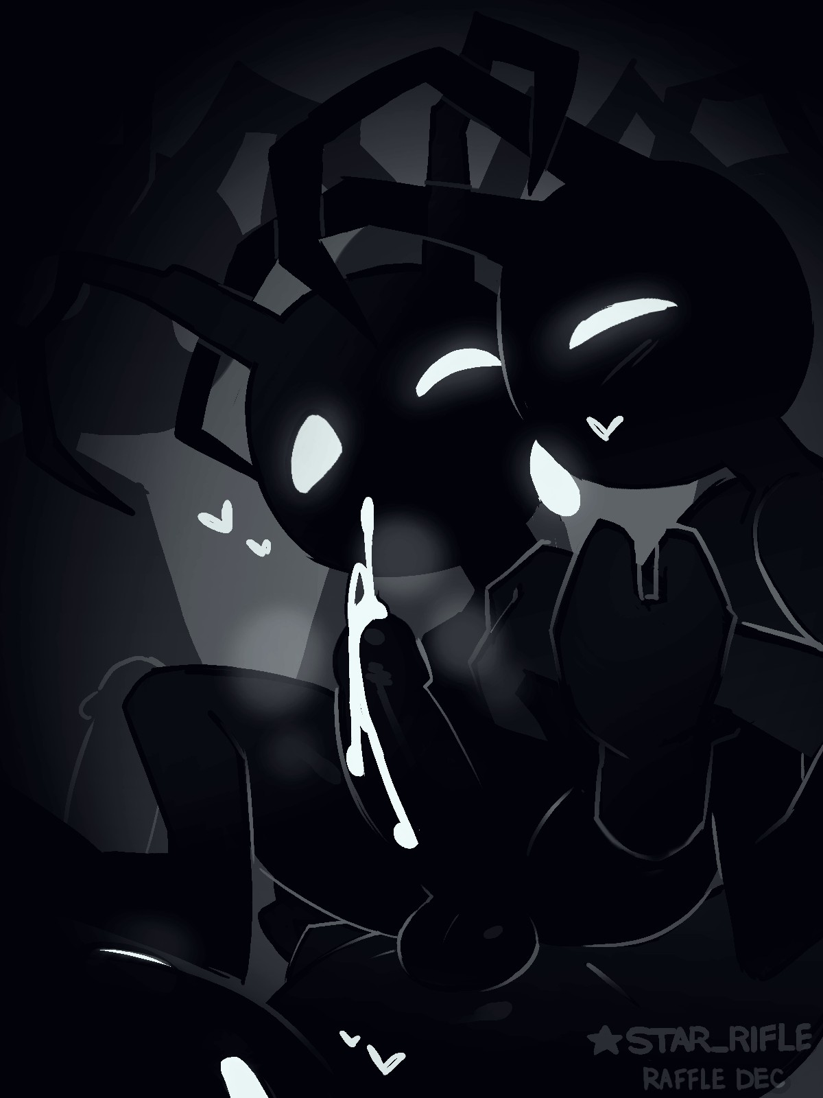 Overrun by all of the sensations, while riding, the second Heartless unleas...