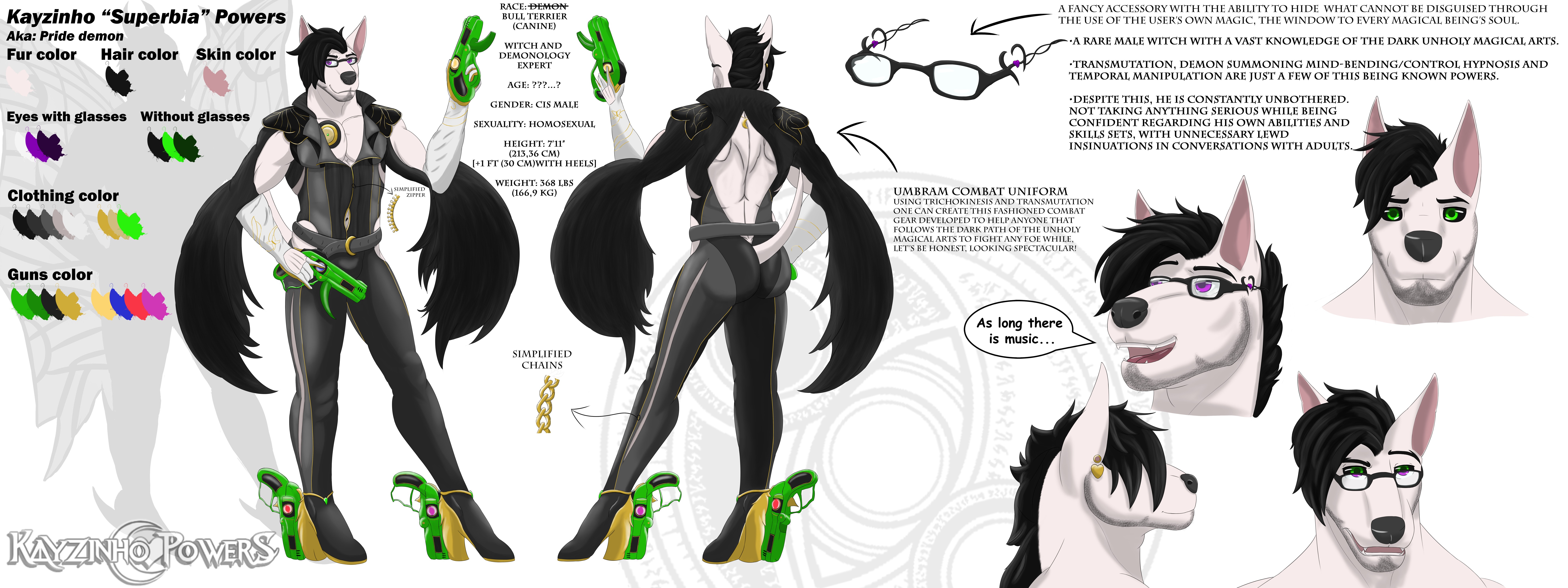 Kay SFW Ref sheet - By @kpowers on Itaku