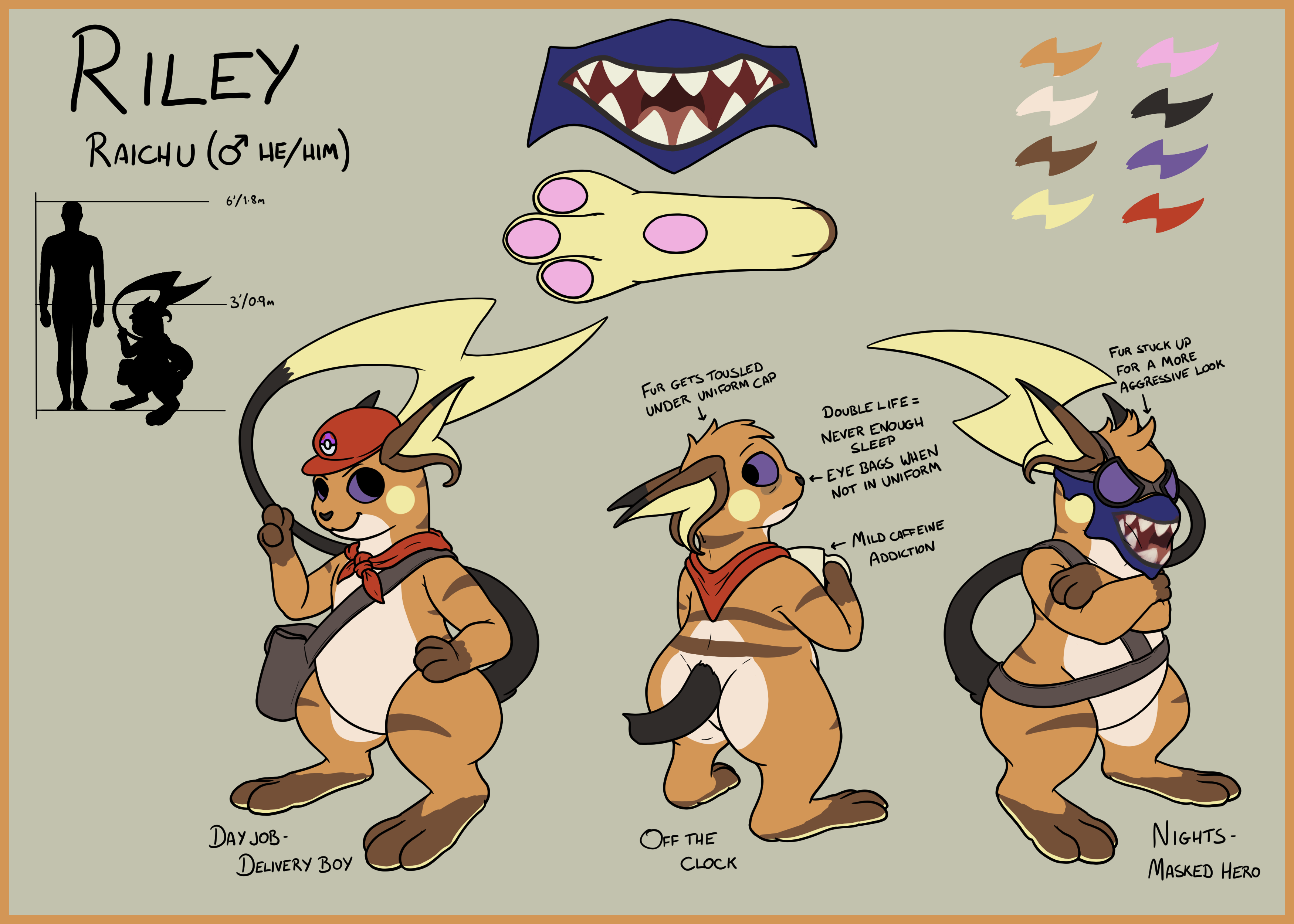 Riley - Reference Sheet - By @doesnotexist on Itaku