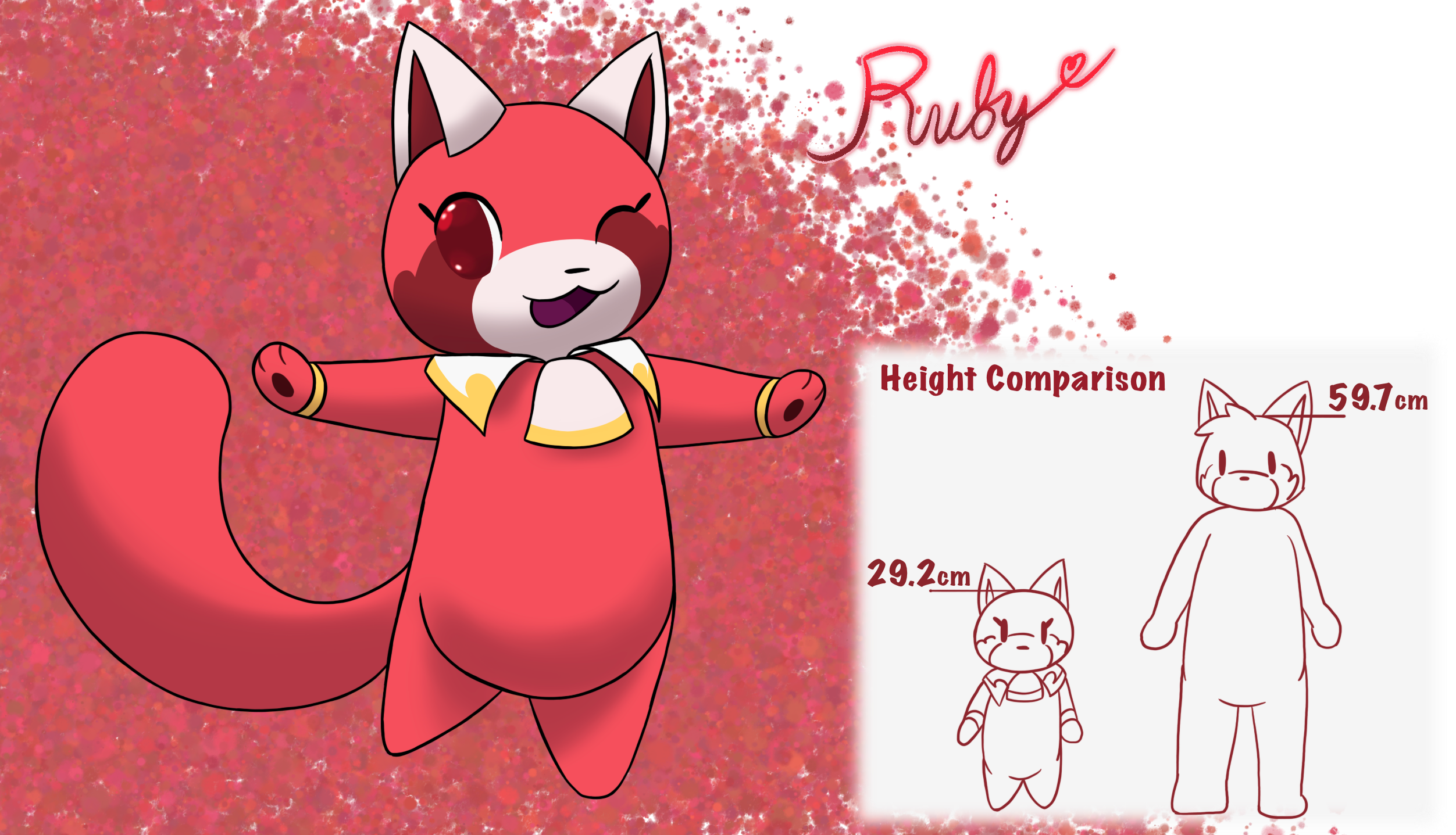 Heliumruby (OC) Ruby The Panda - By @helium-panda on Itaku