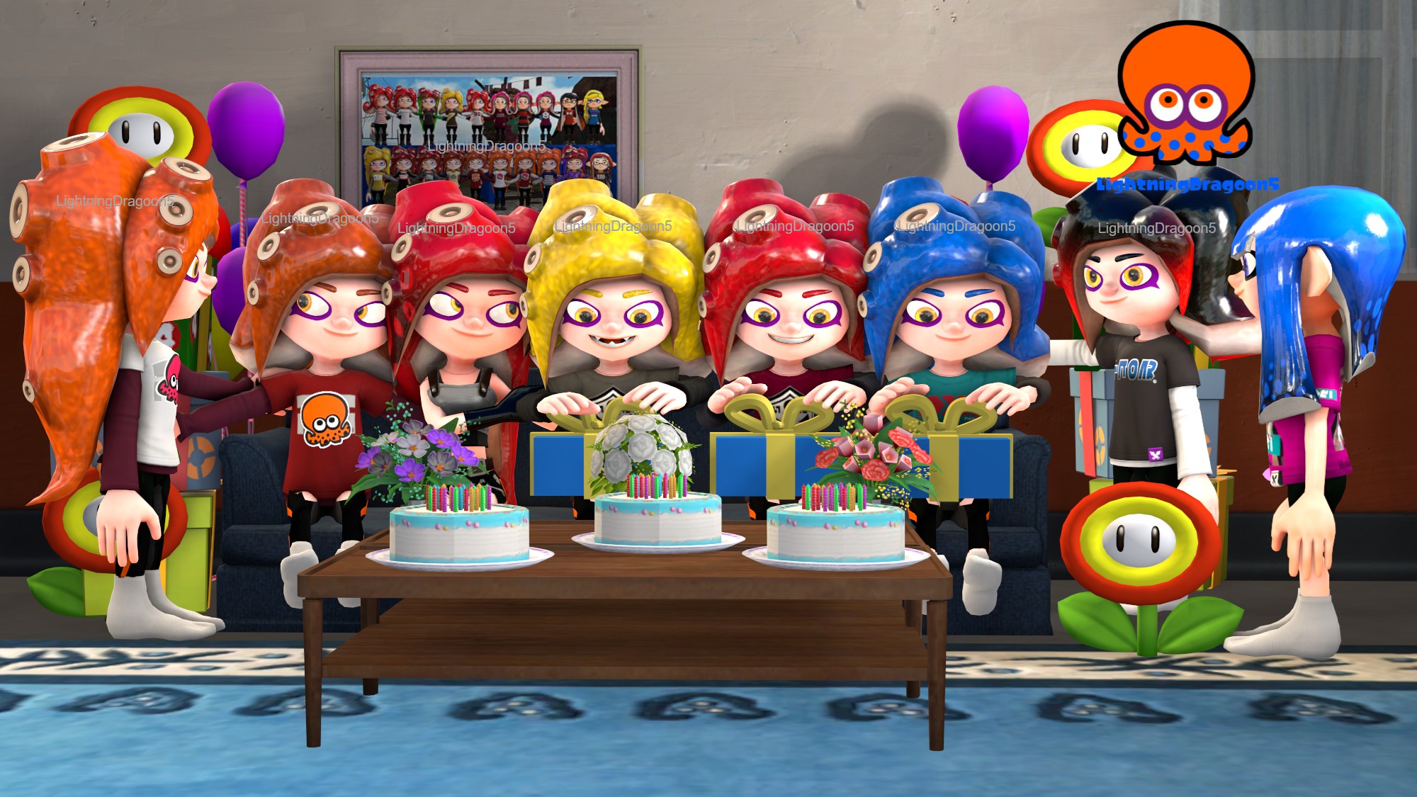 [SFM Splatoon] Joyeux Anniversaire Sasha Sandy et Pyry (2025) - By ...