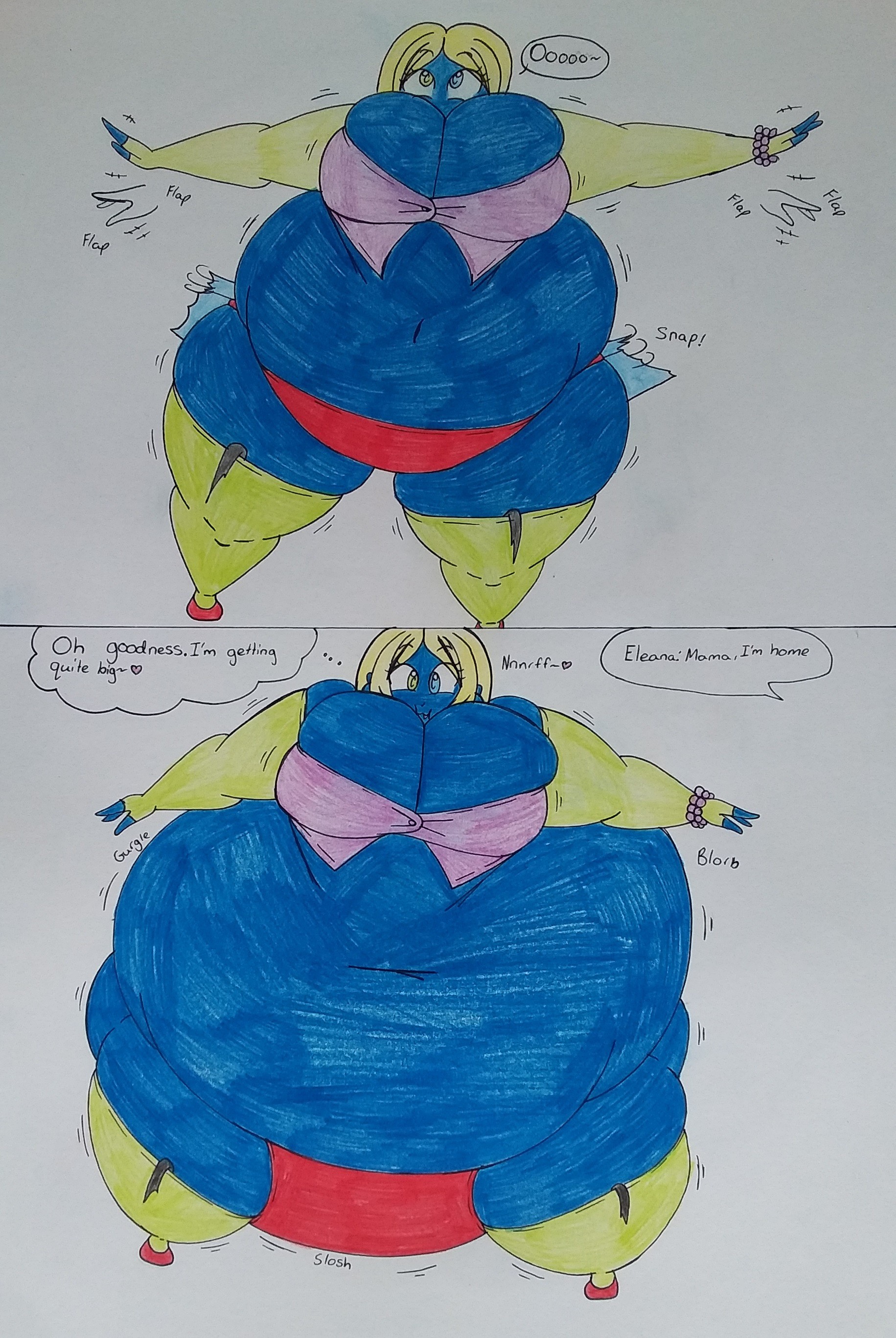 Serena swells up part 2 - By @lashdog on Itaku