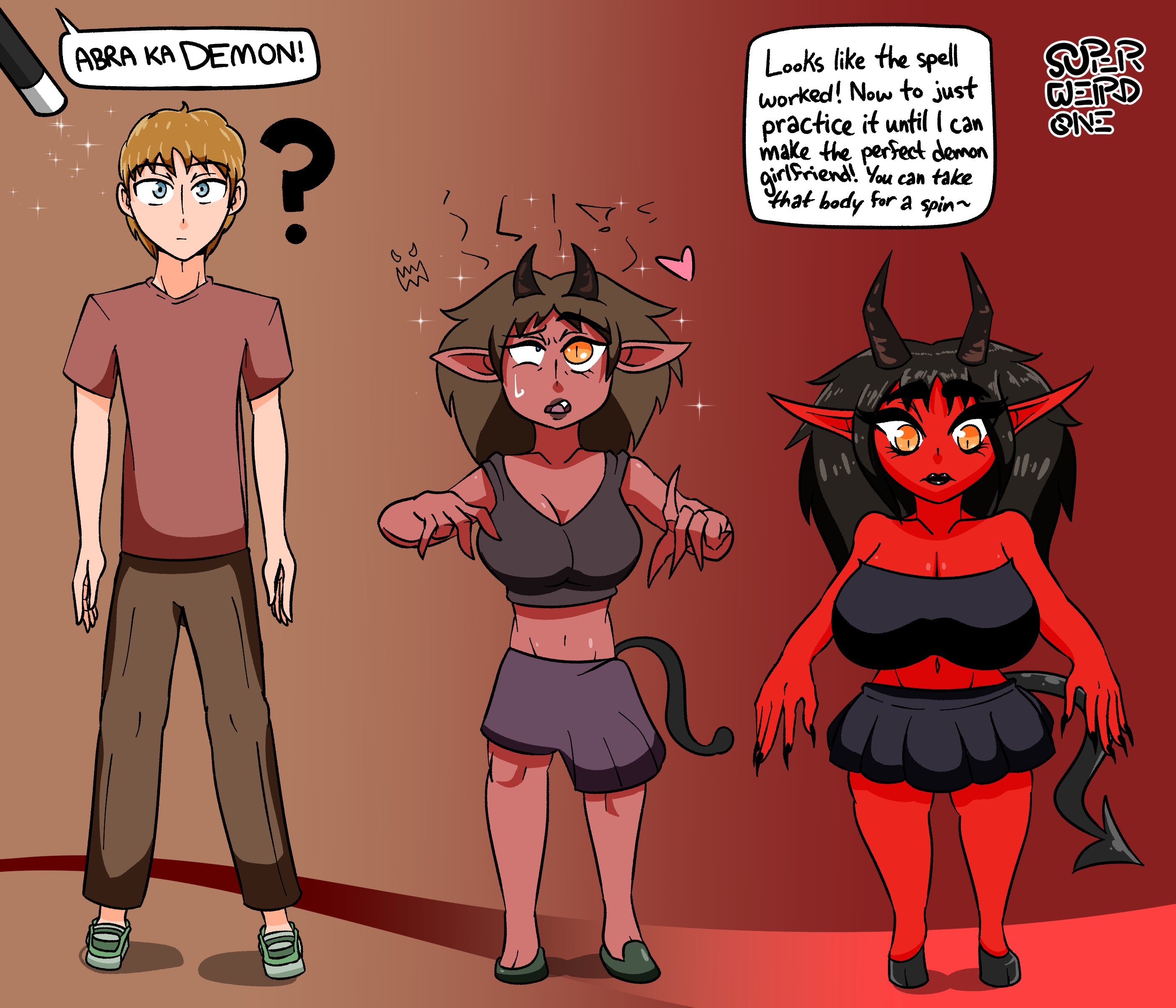 Shortstack Demon TG TF Sequence - By @superweirdone on Itaku