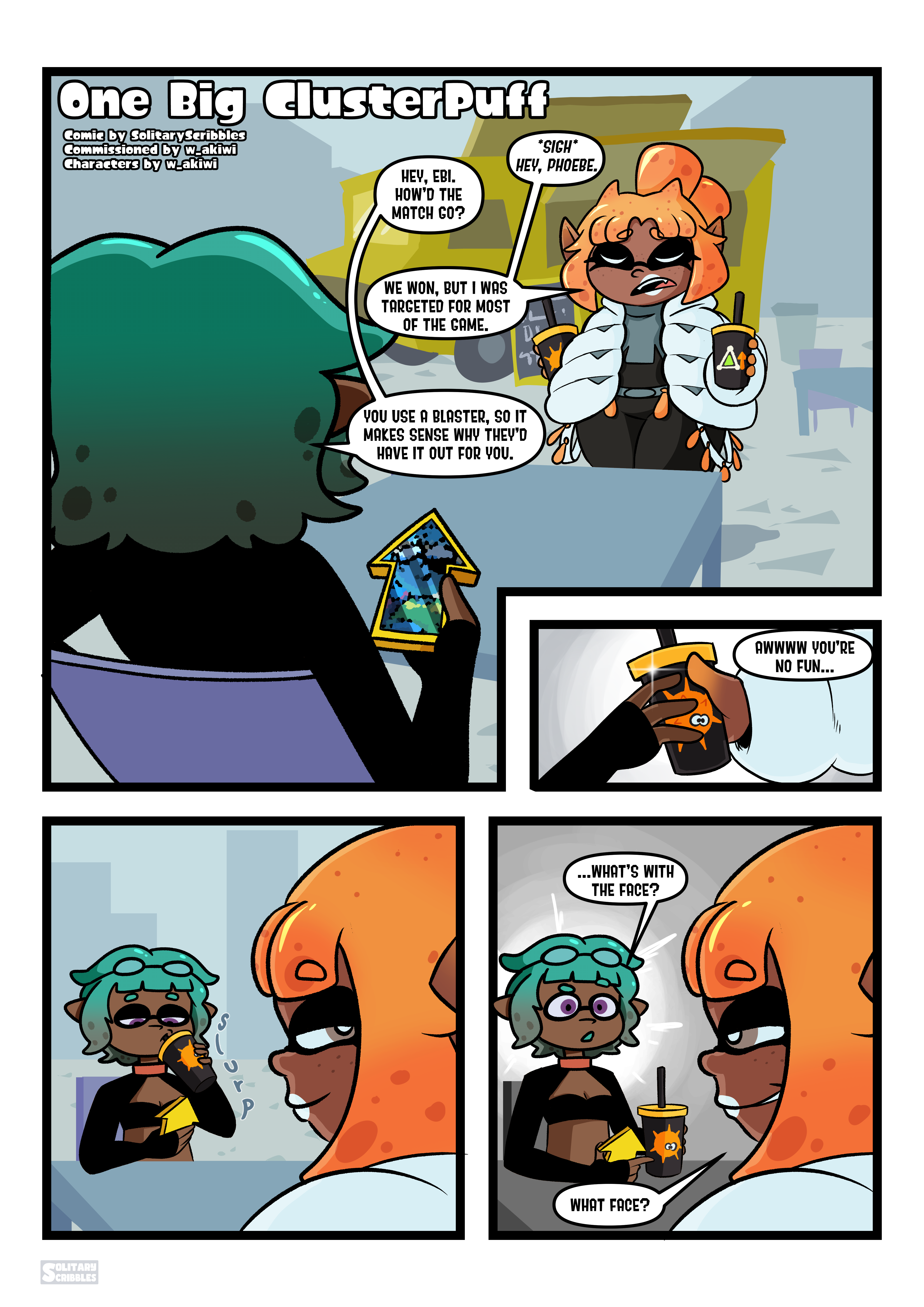 [CM] One Big ClusterPuff - Page 1 of 3 - By @solitaryscribbles on Itaku